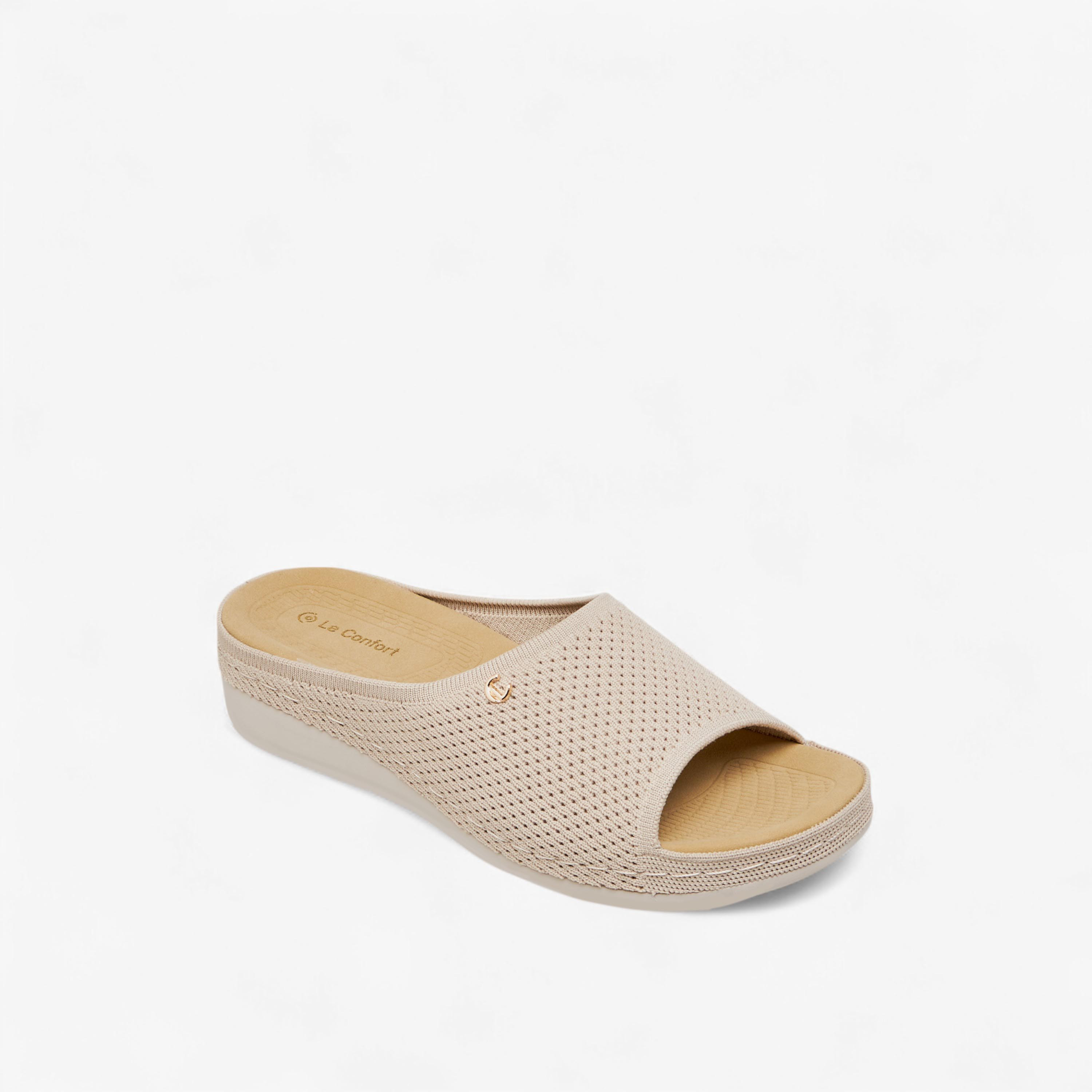 صندل مريح سهل الارتداء وبارز الملمس بشبكة فلاينت من لو كونفورت-women-shoes-sandals-heeled-image-2