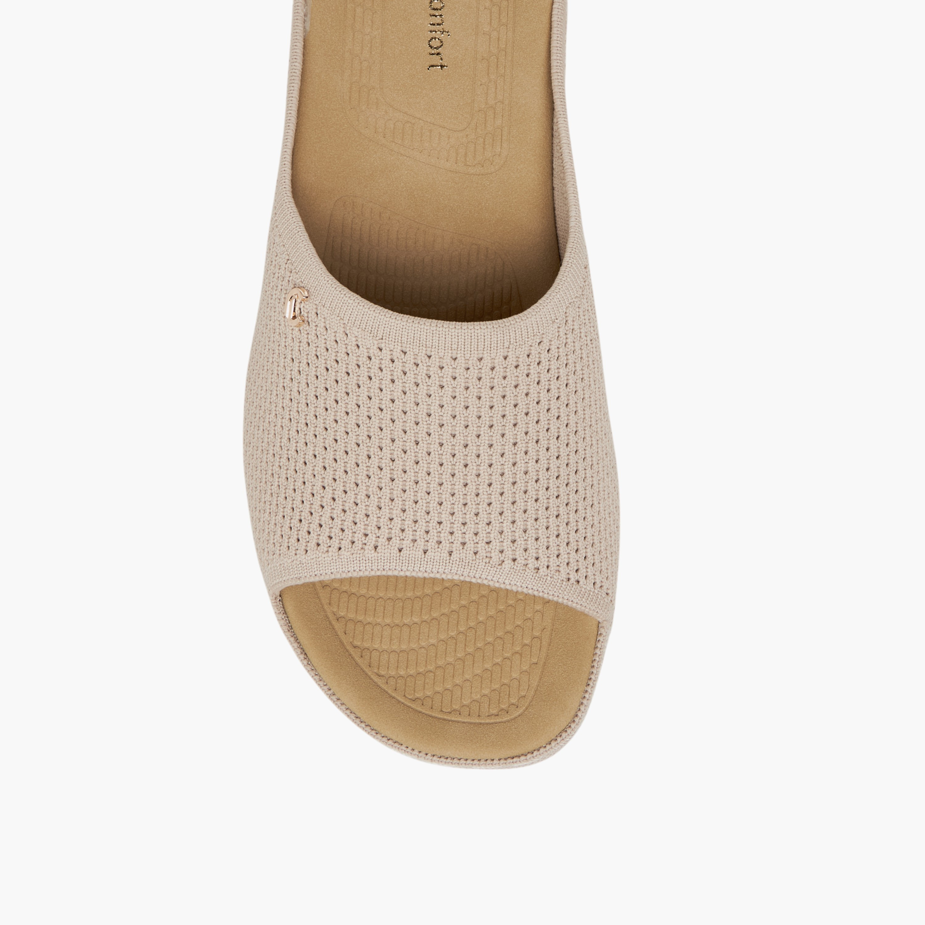 صندل مريح سهل الارتداء وبارز الملمس بشبكة فلاينت من لو كونفورت-women-shoes-sandals-heeled-image-4