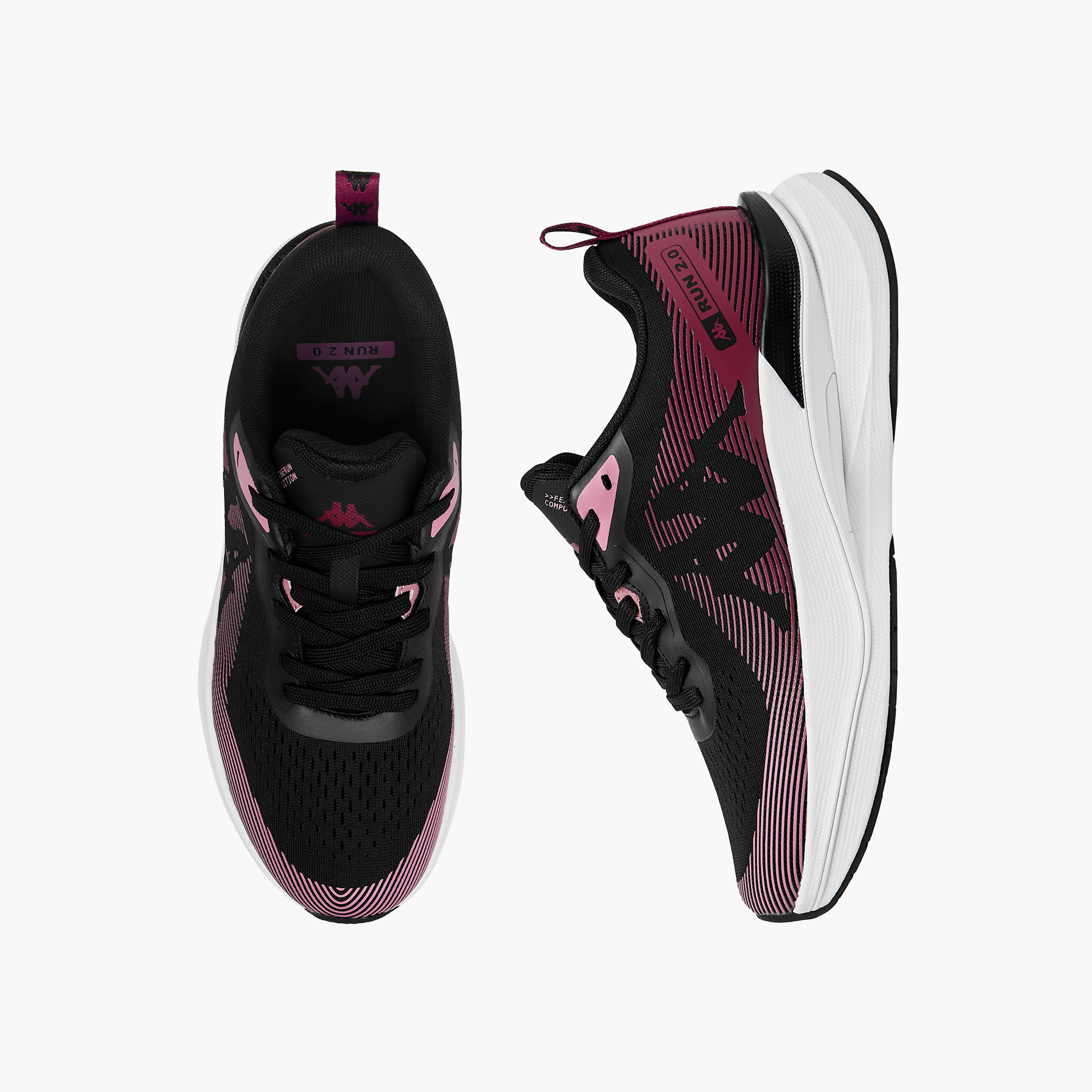 حذاء جري برباط إغلاق وتفاصيل شعار للنساء من كابا - RUN 2.0-women-shoes-sneakers-image-1
