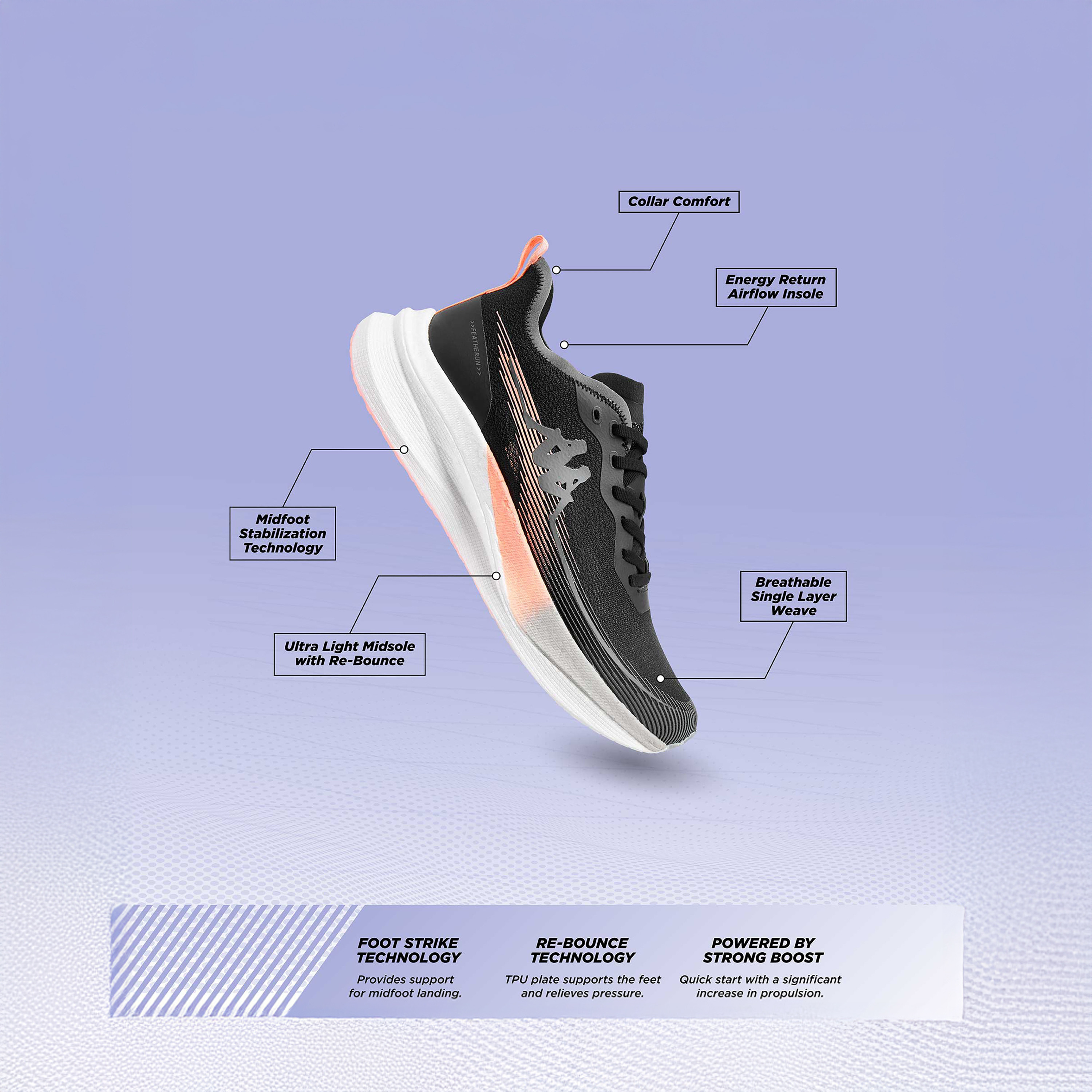 حذاء جري برباط إغلاق وتفاصيل شعار للنساء من كابا - RUN 2.0-women-shoes-sneakers-image-6