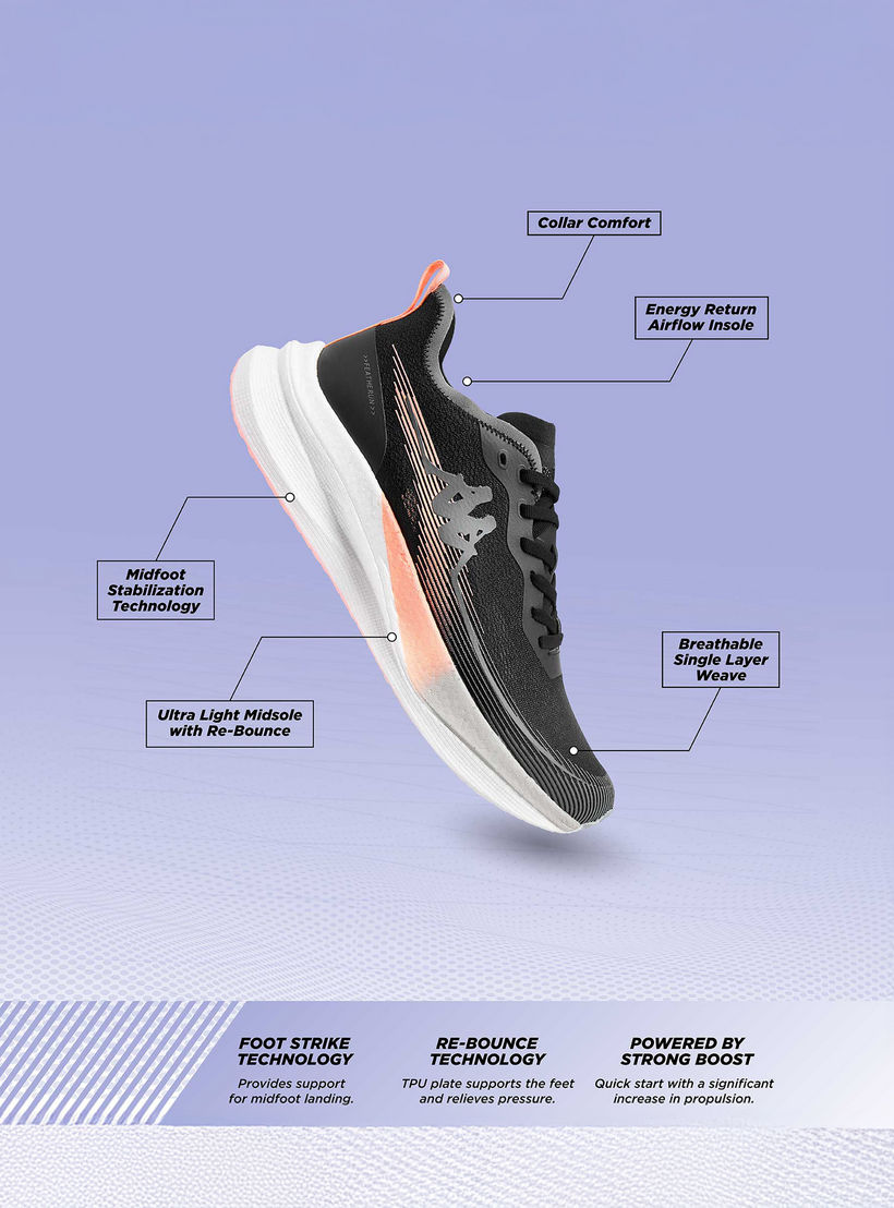 حذاء جري برباط إغلاق وتفاصيل شعار للنساء من كابا - RUN 2.0-women-shoes-sneakers-image-6