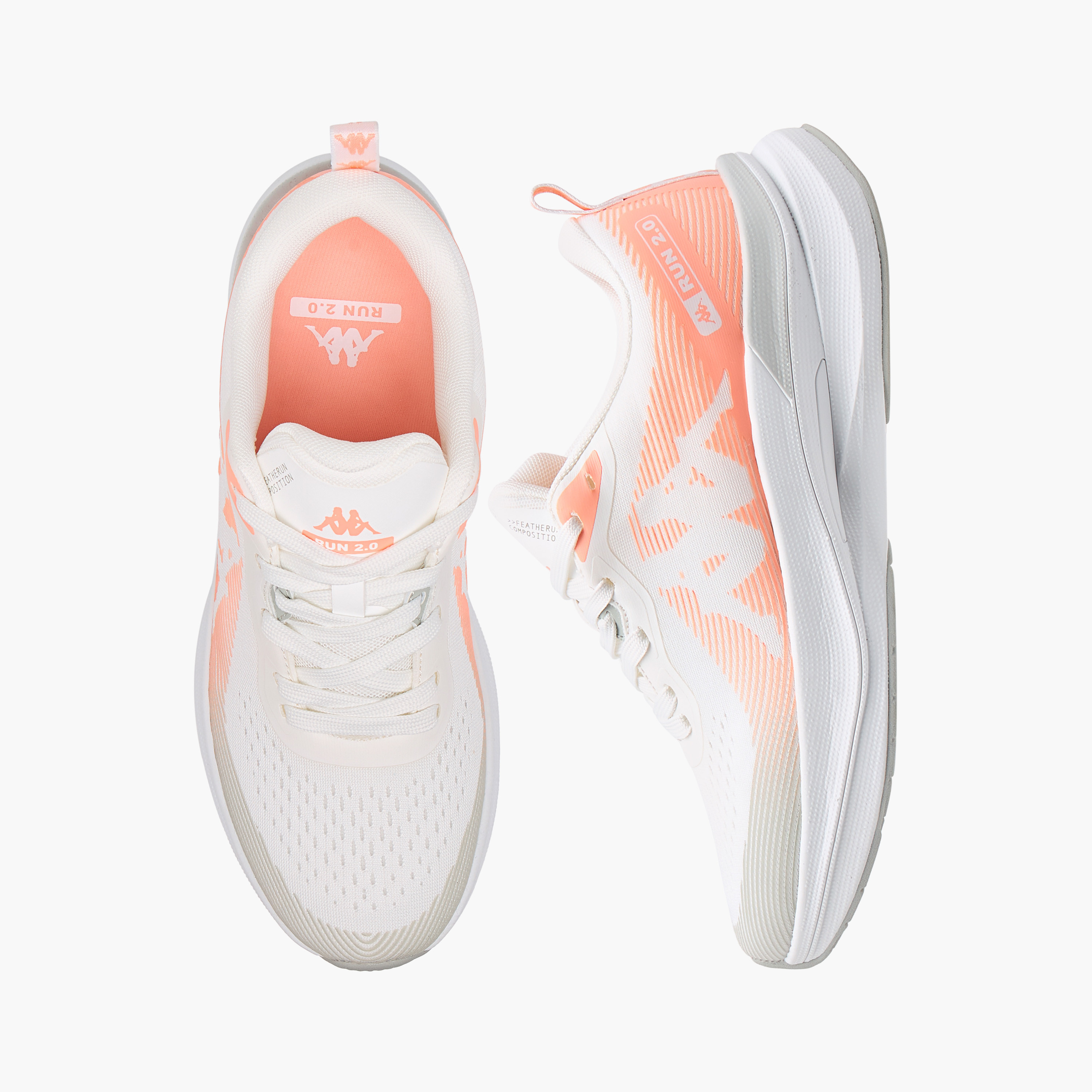 حذاء جري برباط إغلاق وتفاصيل شعار للنساء من كابا - RUN 2.0-women-shoes-sneakers-image-1