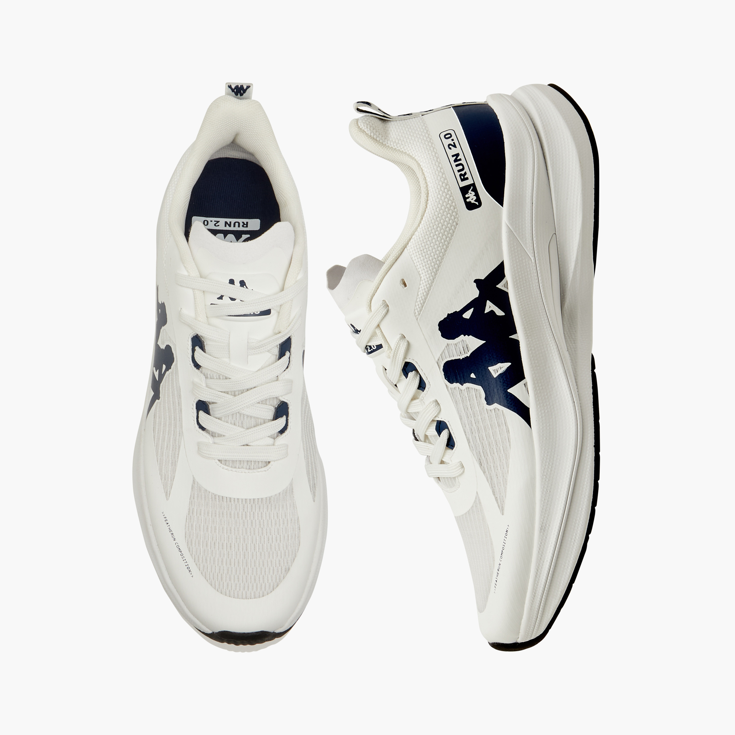Shop Kappa Men's Lace-Up Running Shoes with Pull Tabs RUN