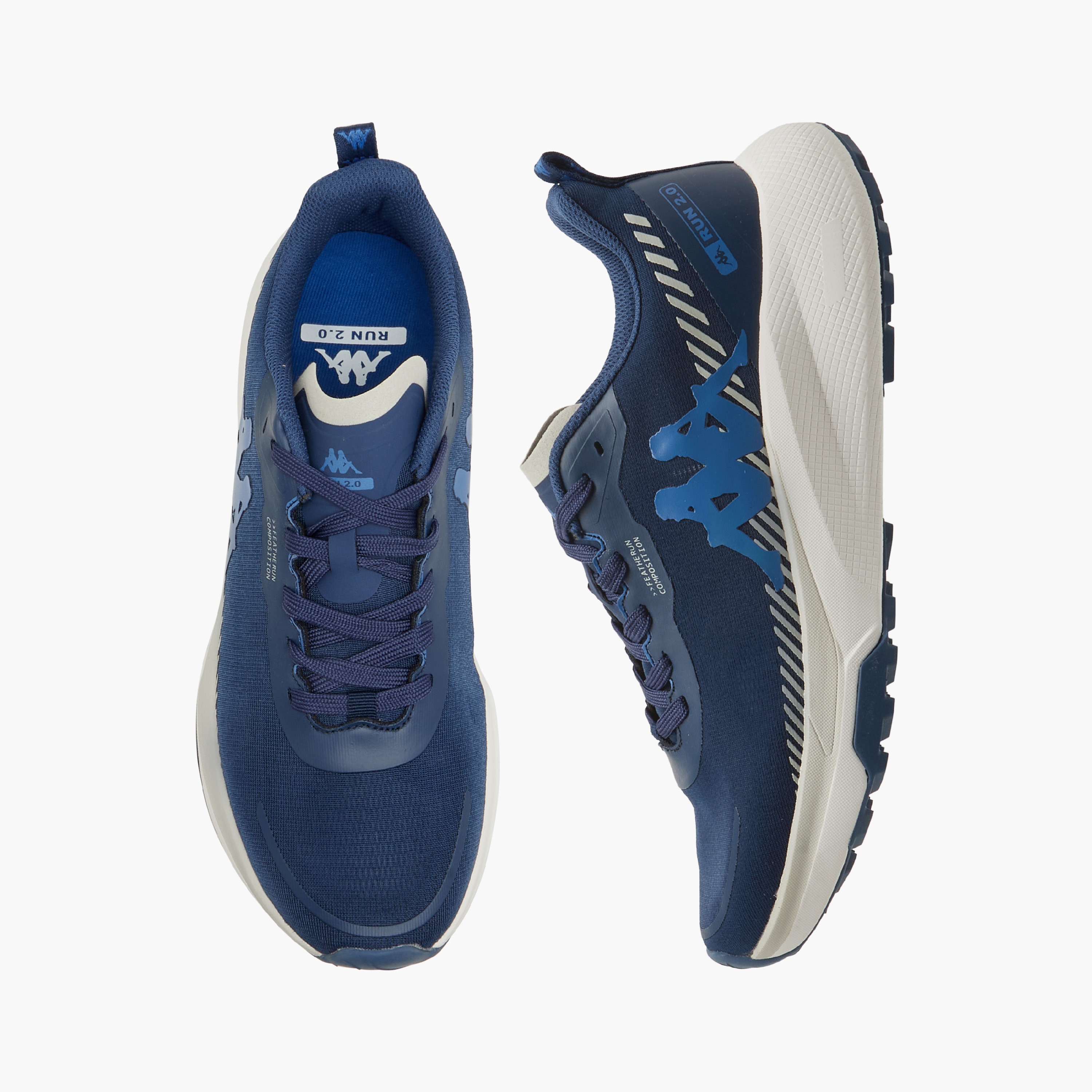 Kappa Men's Lace-Up Running Shoes with Pull Tabs - RUN 2.0-sports-men-shoes-image-1