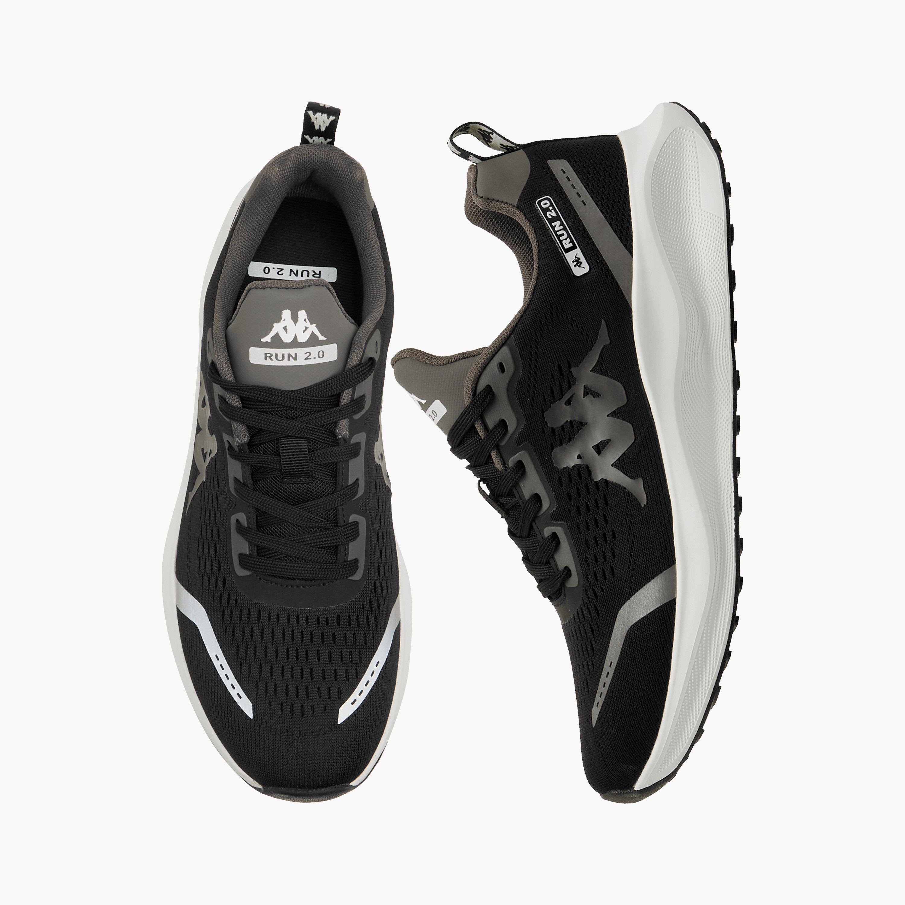 Kappa Men's Logo Detail Lace-Up Running Shoes - RUN 2.0-men-shoes-sneakers-image-1