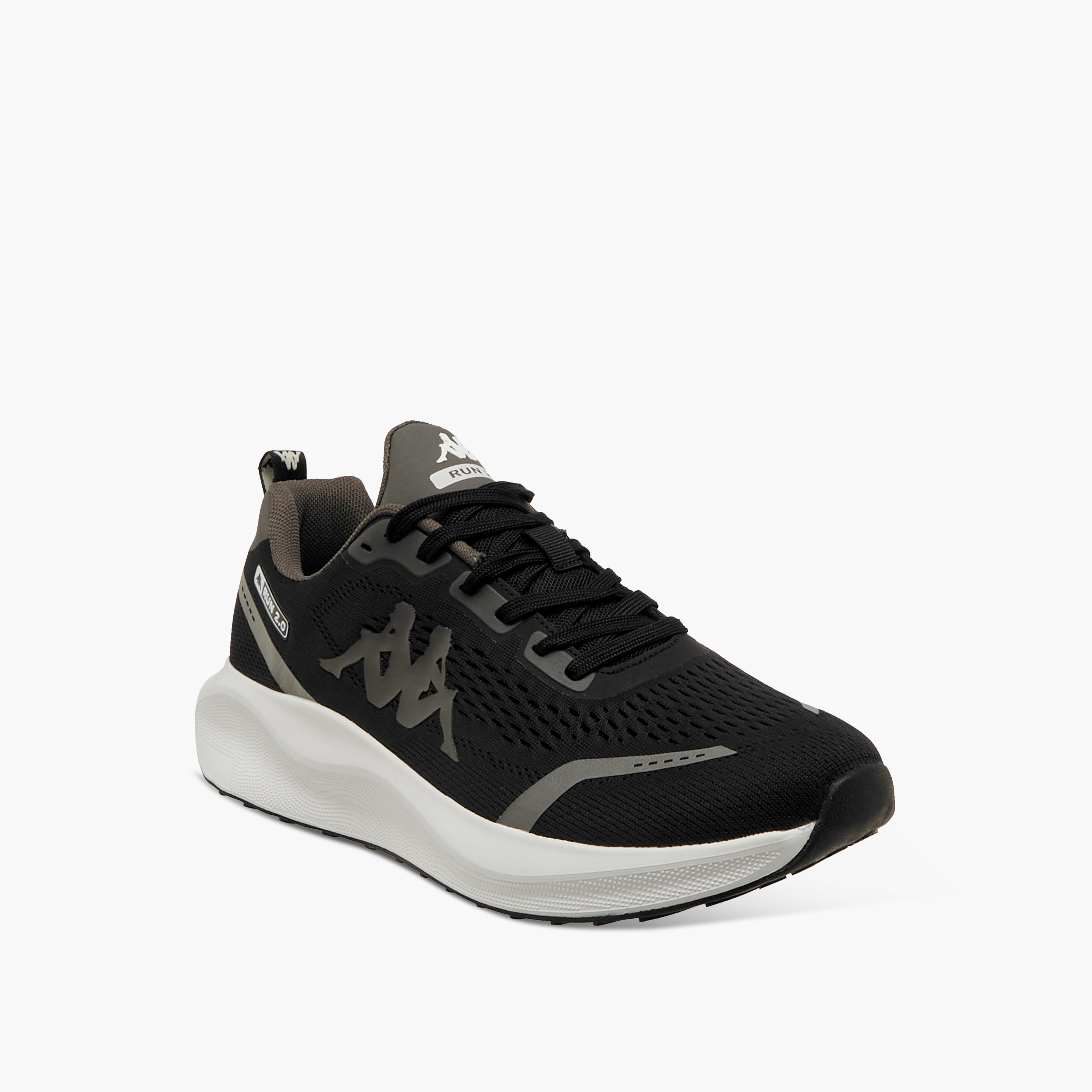 Kappa Men's Logo Detail Lace-Up Running Shoes - RUN 2.0-men-shoes-sneakers-image-2