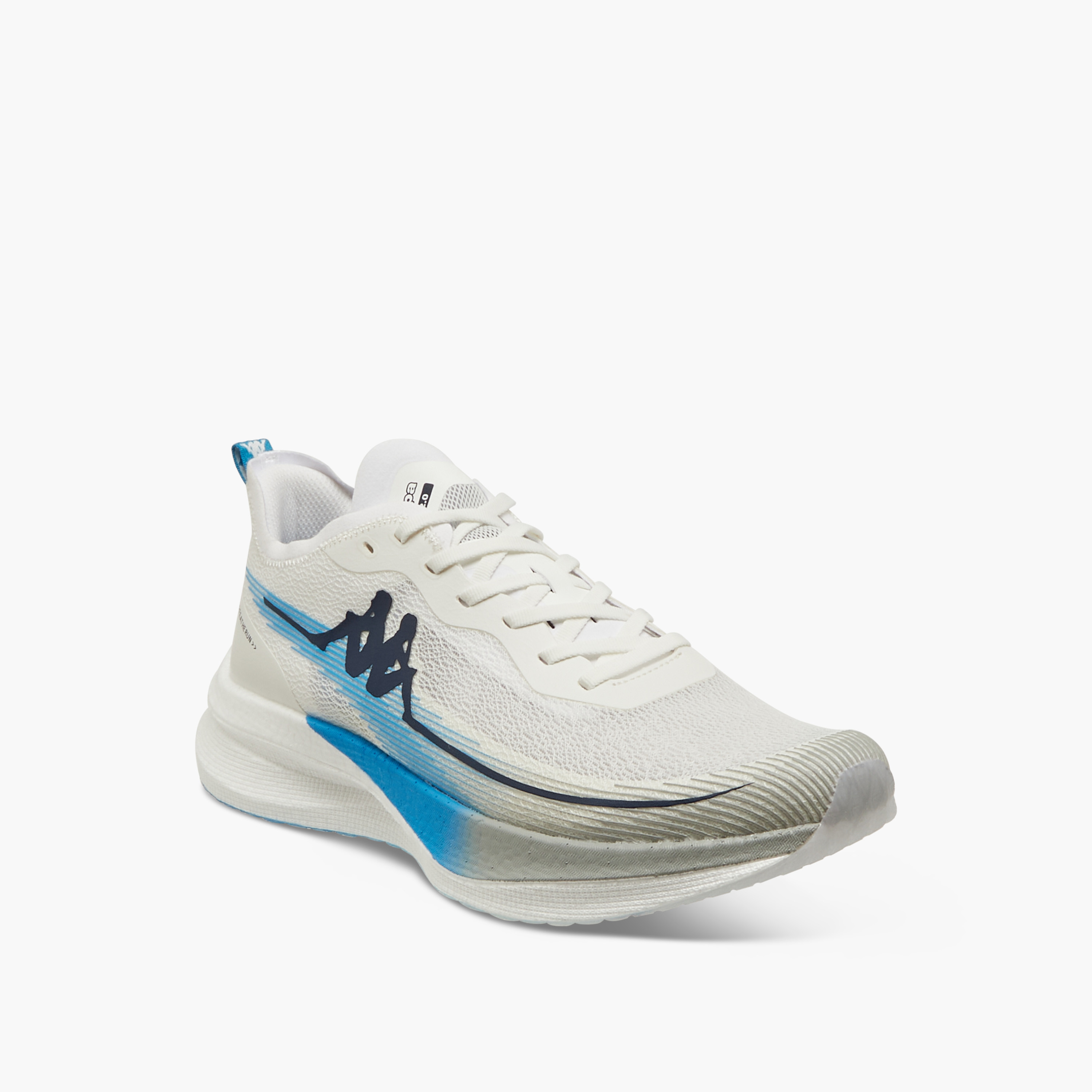 حذاء جري برباط إغلاق وتفاصيل شعار للرجال من كابا - RUN 2.0-sports-men-shoes-image-2