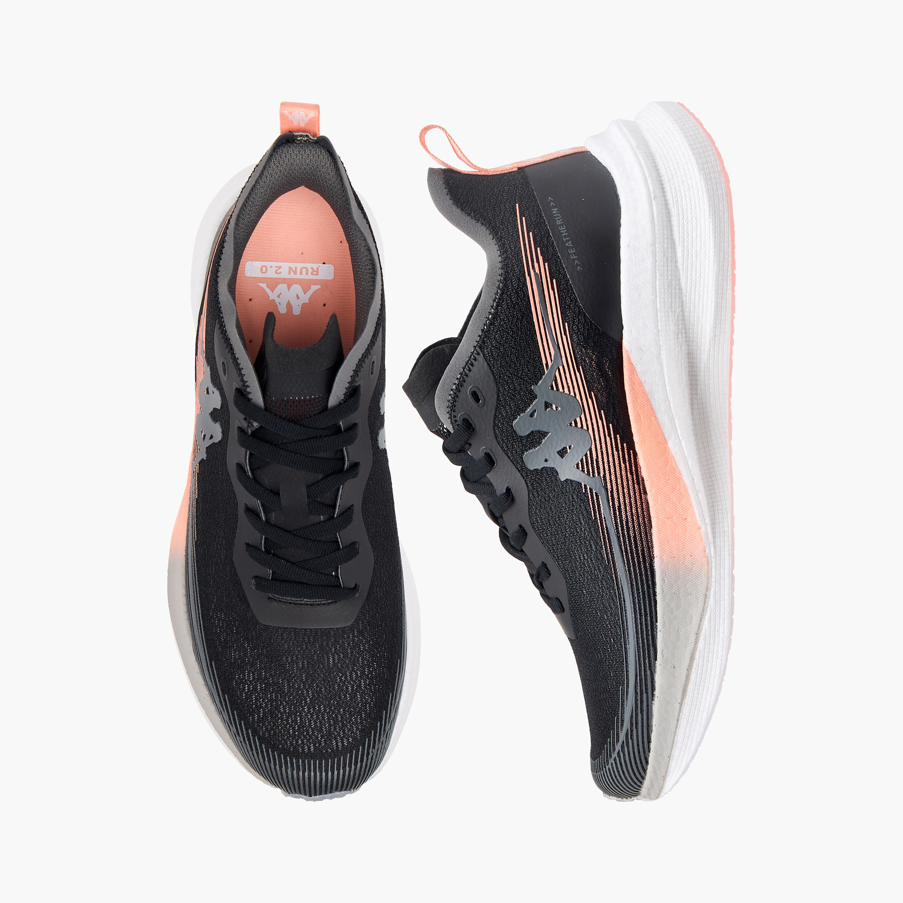 Kappa Women's Logo Detail Lace-Up Running Shoes - RUN 2.0-women-shoes-sneakers-image-1