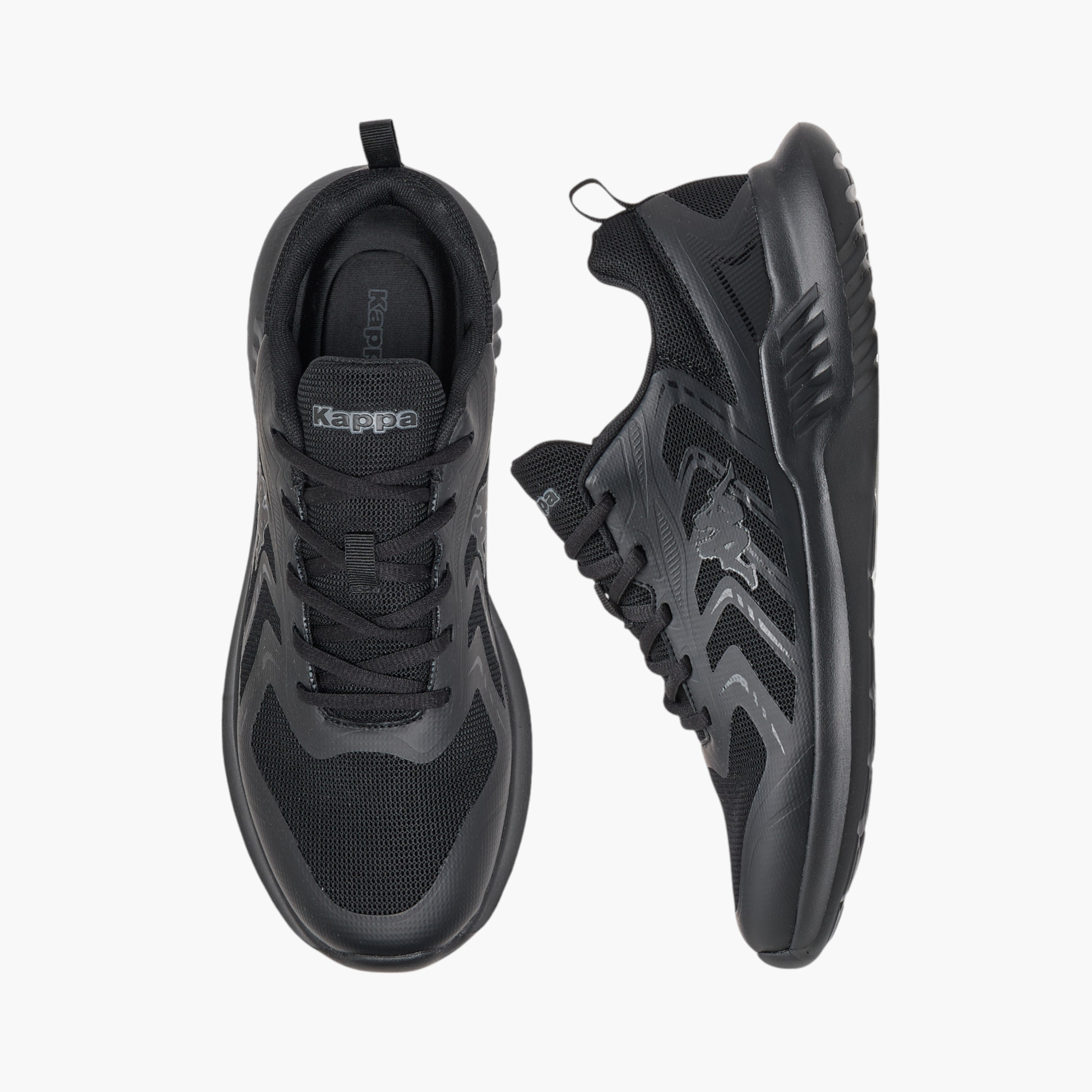 Kappa Men's Logo Print Sports Shoes with Lace-Up Closure-sports-men-shoes-image-1