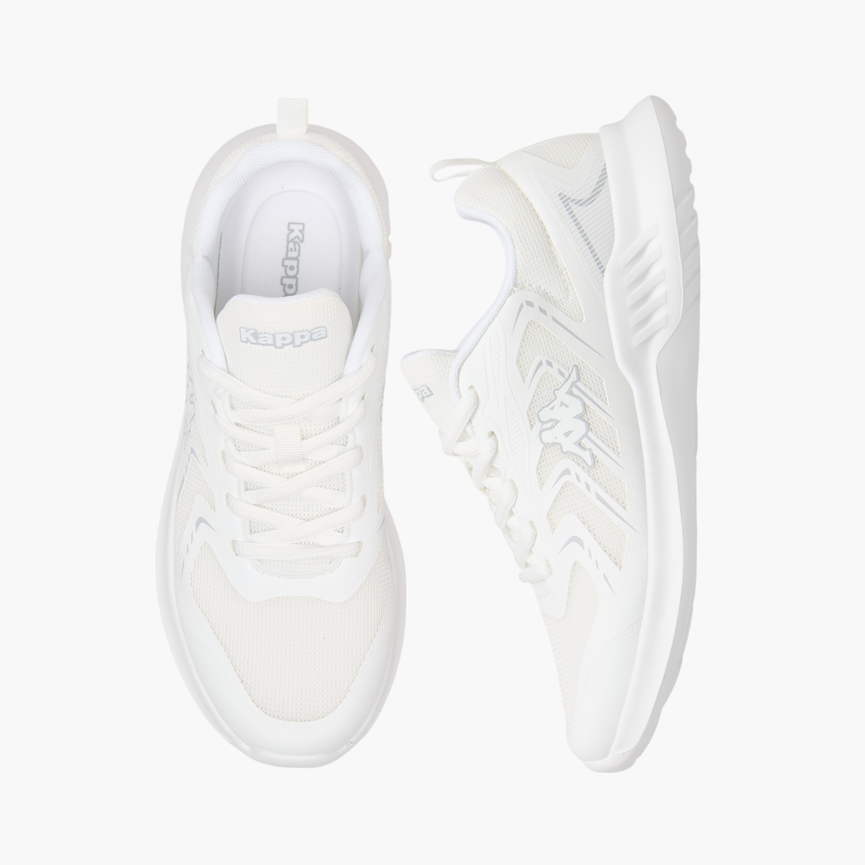 Kappa Women's Logo Print Sports Shoes with Lace-Up Closure-women-shoes-sports-image-1