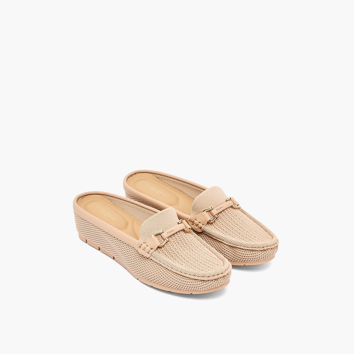 Flora Bella by Shoexpress Women Textured Mules-women-shoes-sandals-heeled-image-1