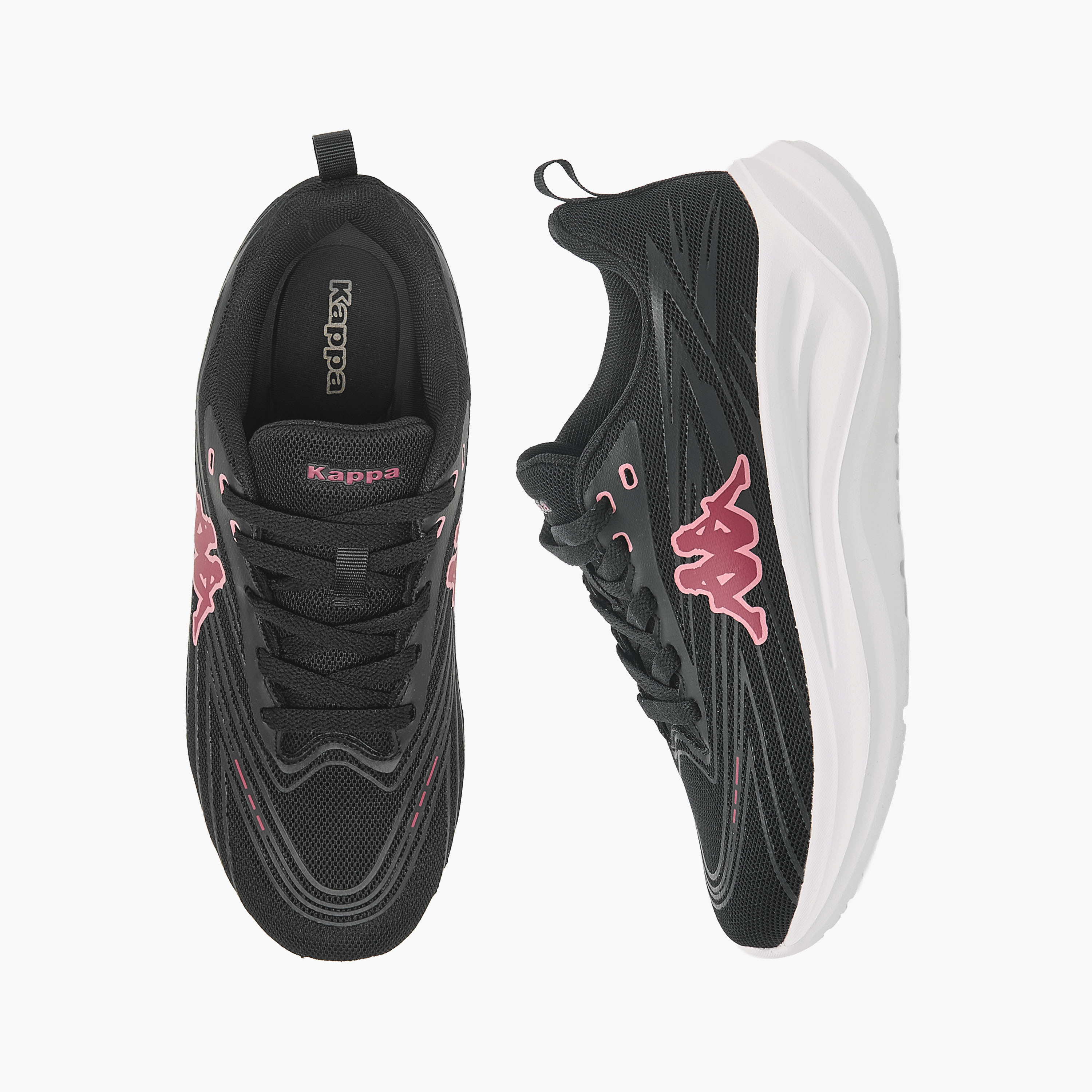 حذاء رياضي برباط وطبعات الشعار للنساء من كابا-women-shoes-sneakers-image-1
