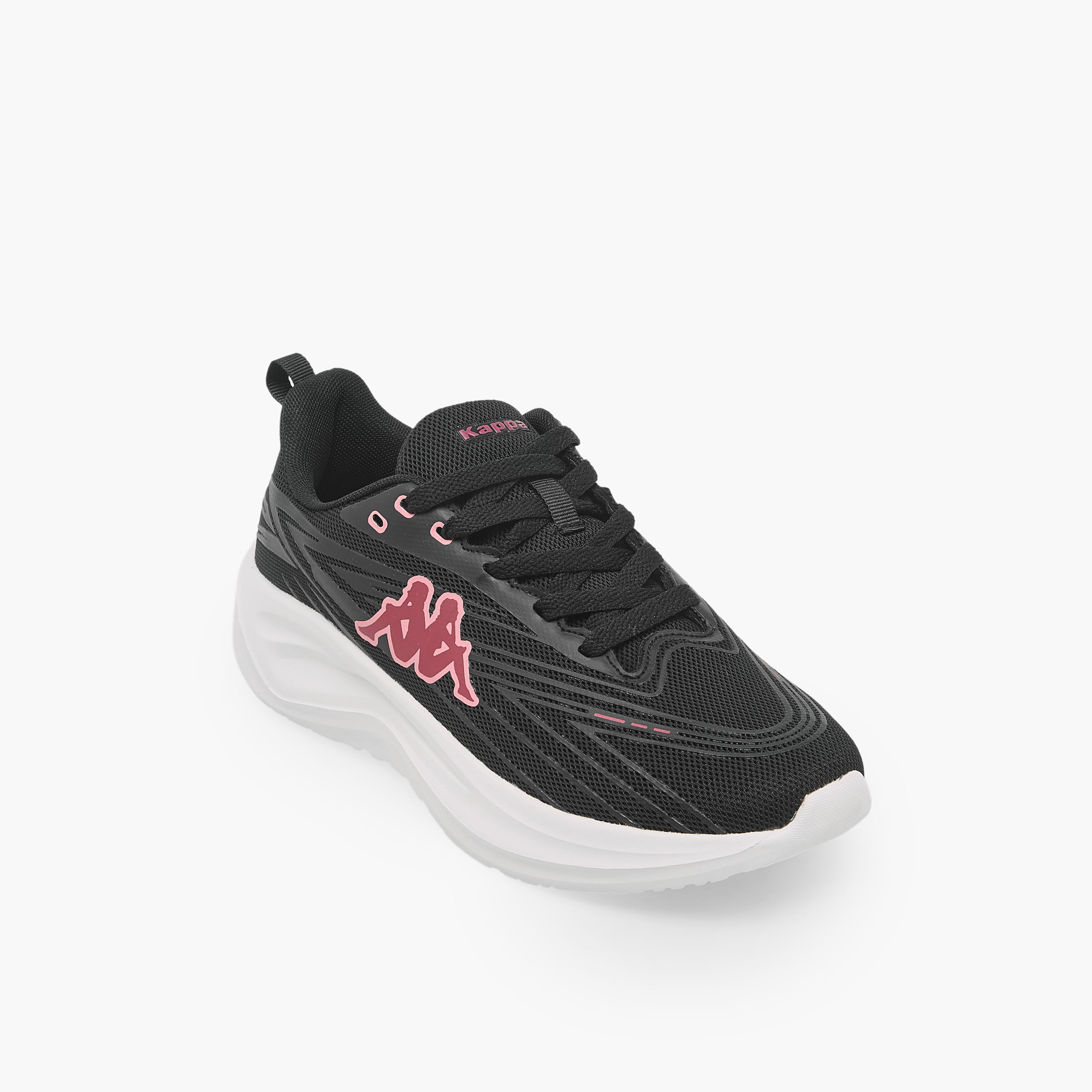 حذاء رياضي برباط وطبعات الشعار للنساء من كابا-women-shoes-sneakers-image-2