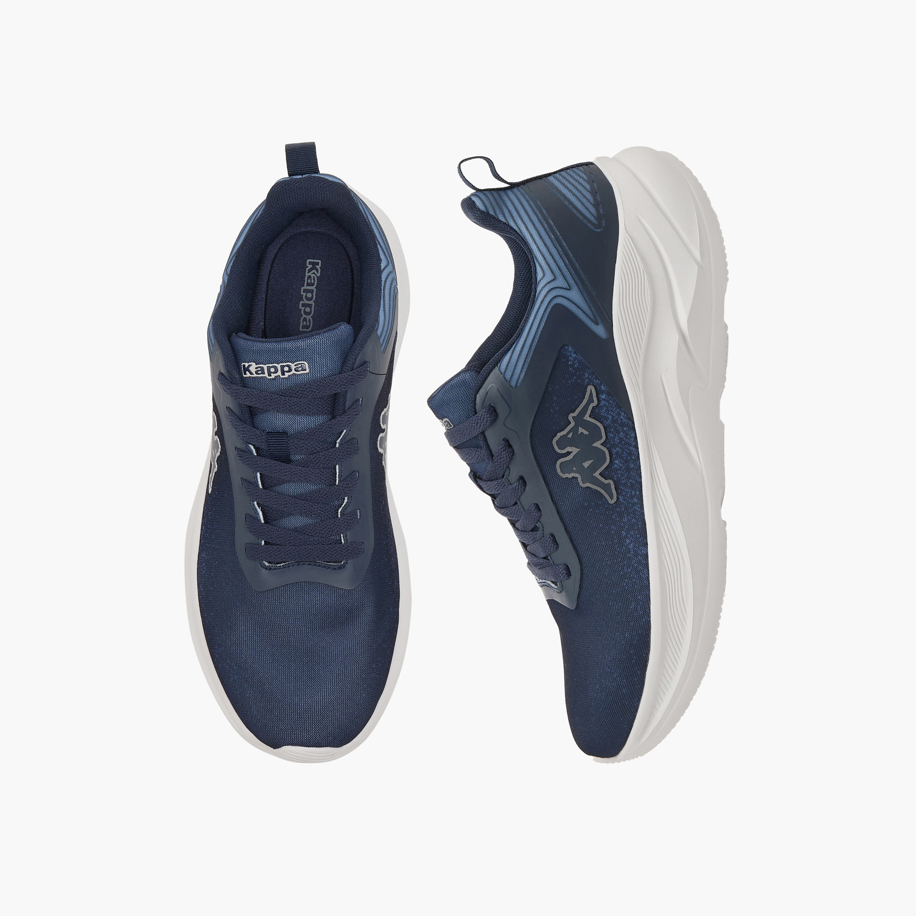 Kappa Men Logo Print Lace-Up Sports Shoes-men-shoes-sneakers-image-1