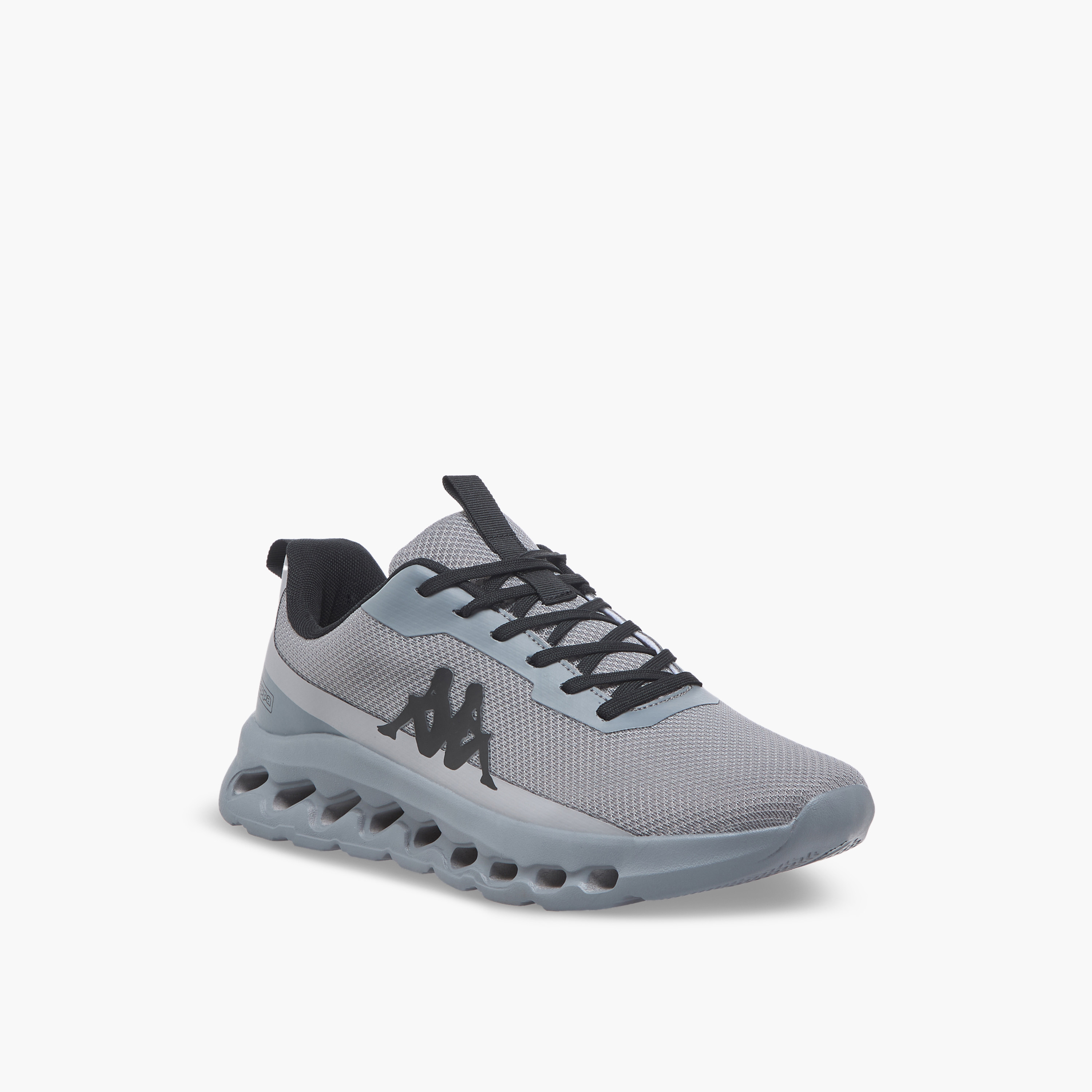 حذاء رياضي بطبعات شعار ورباط إغلاق للرجال من كابا-men-shoes-sports-image-2