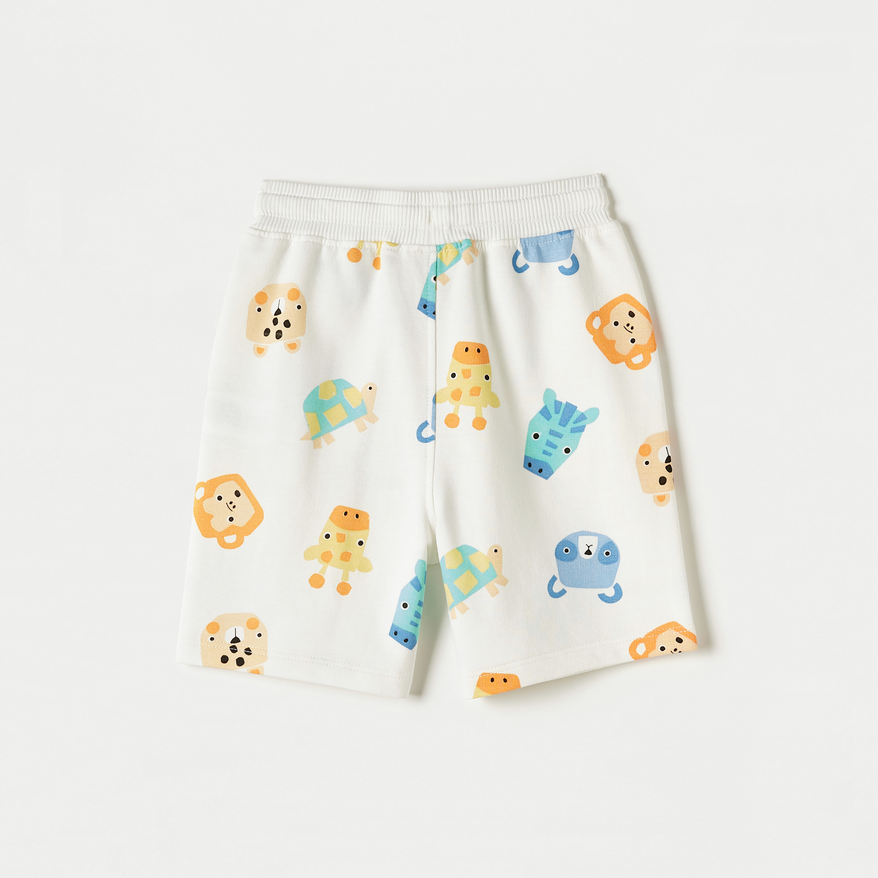Juniors All-Over Print Shorts with Drawstring Closure and Pockets-baby-boys-clothing-bottoms-shorts-image-2