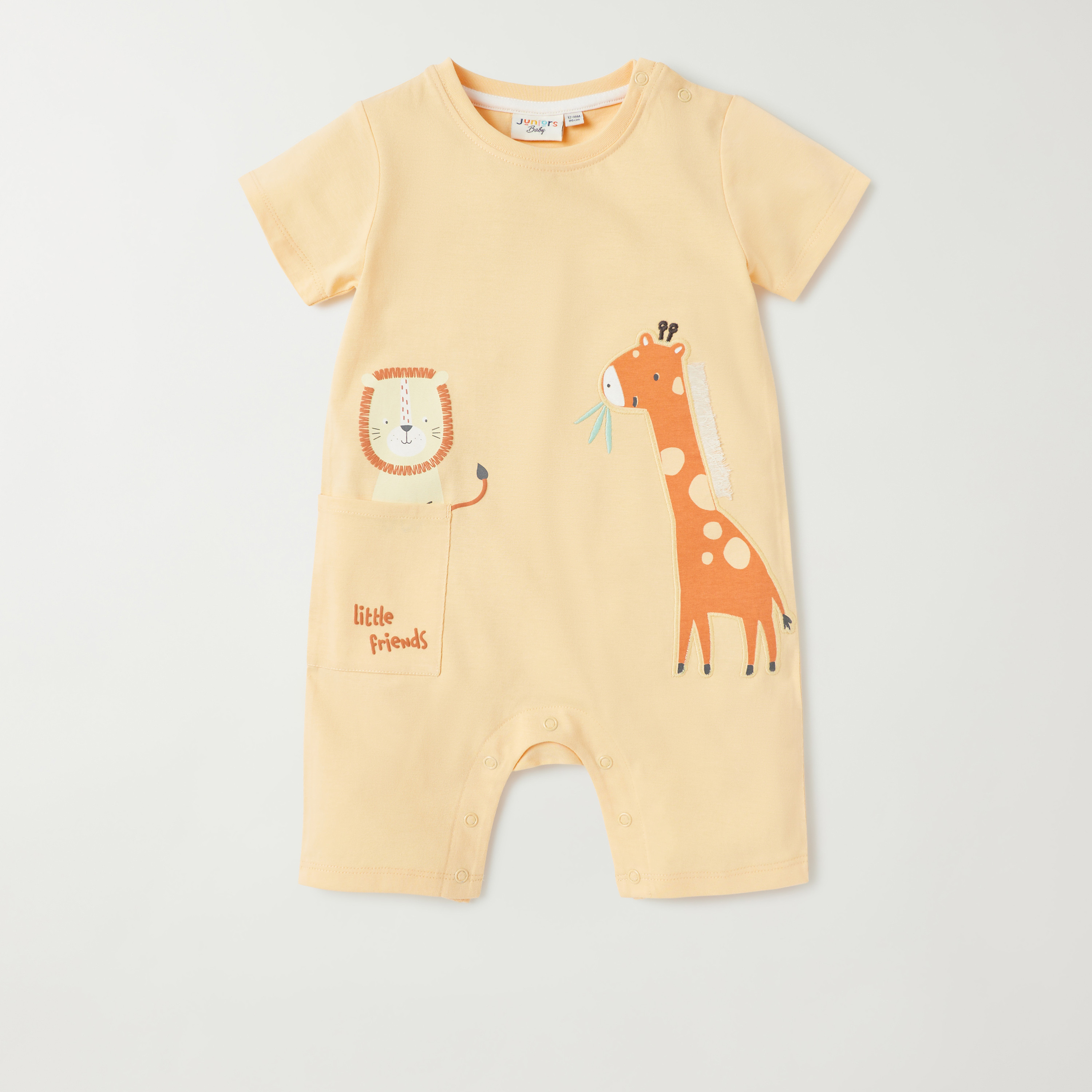 أفرولات بأكمام قصيرة وطبعات من جونيورز - طقم من قطعتين-baby-boys-clothing-rompers-image-2