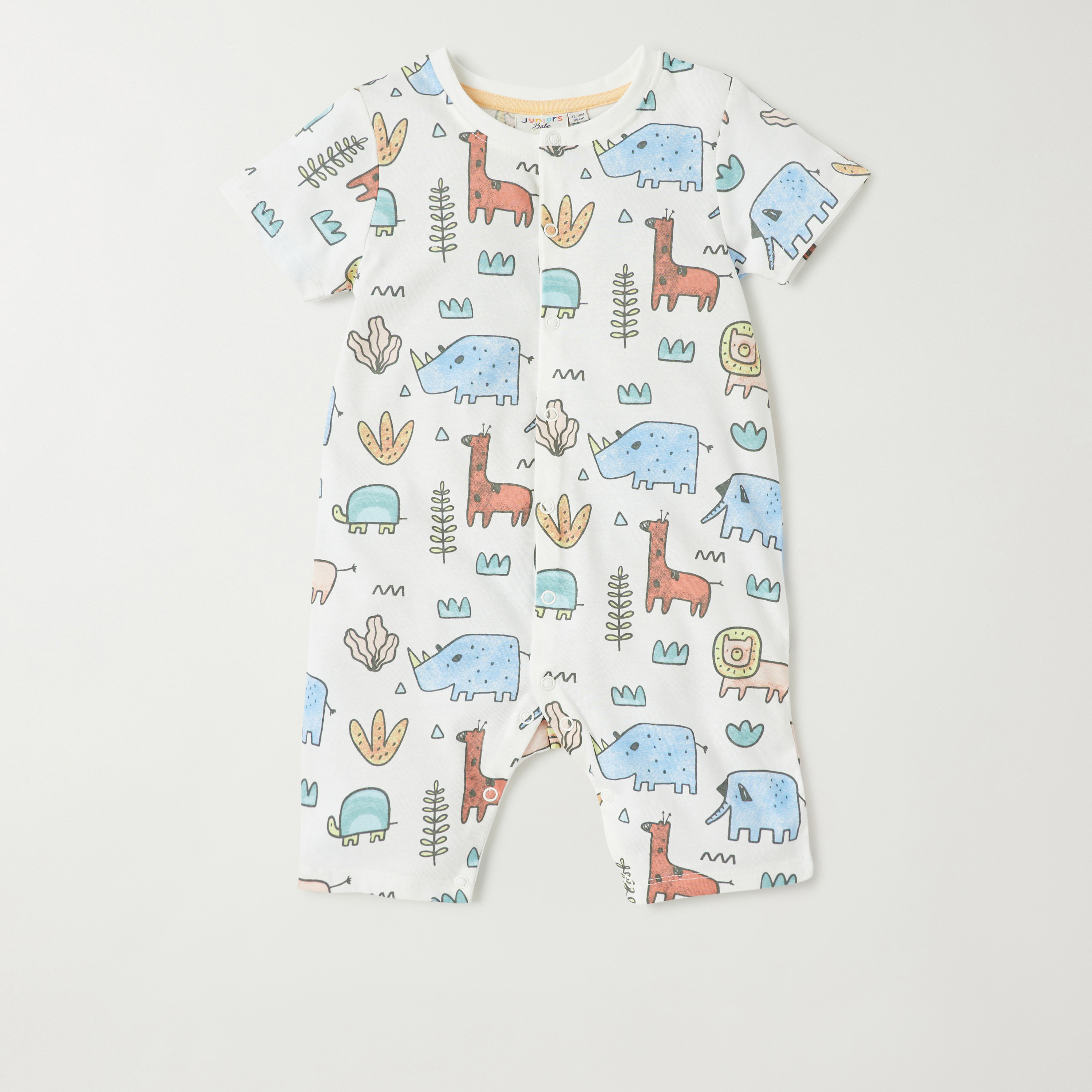 أفرولات بأكمام قصيرة وطبعات من جونيورز - طقم من قطعتين-baby-boys-clothing-rompers-image-3