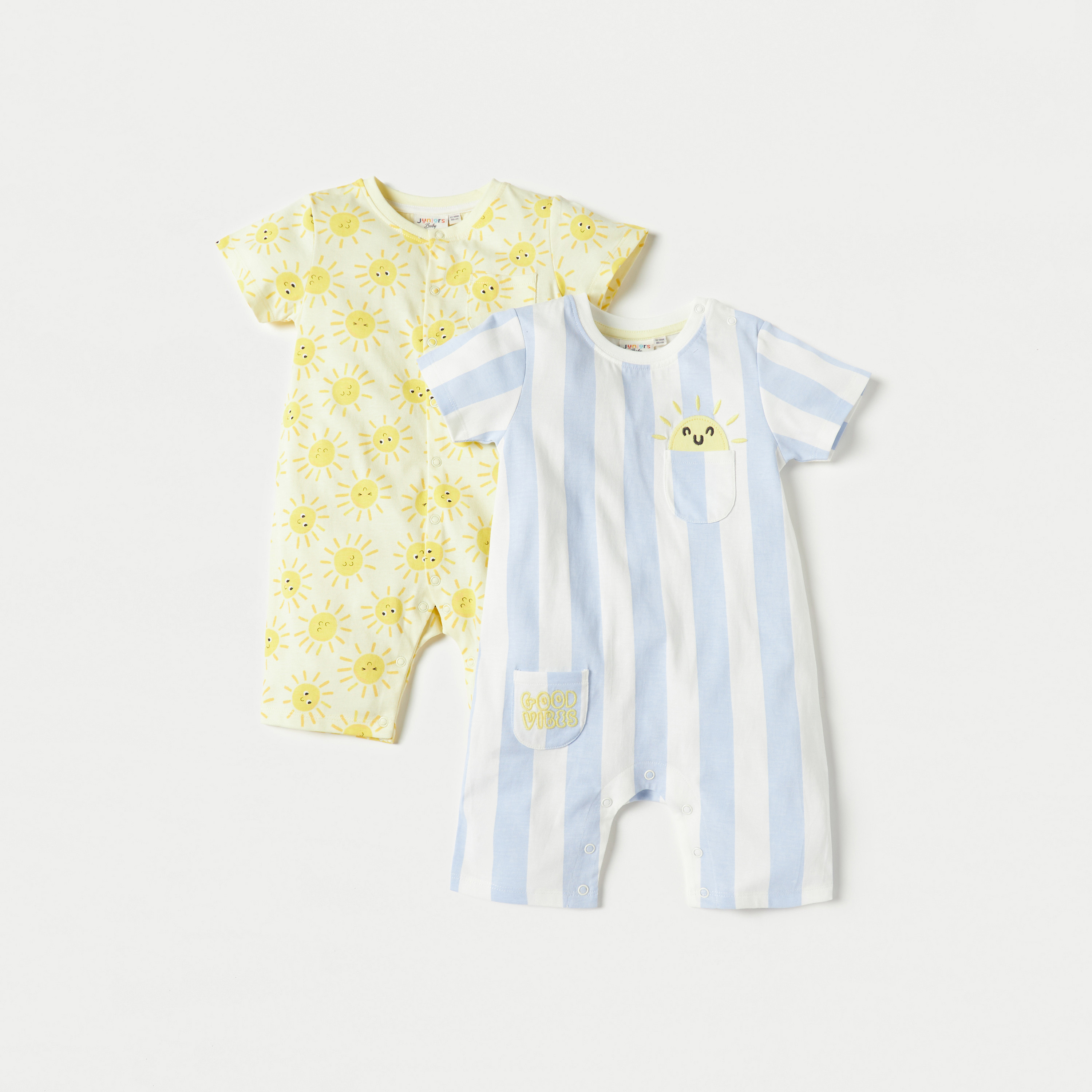 Short sleeve rompers for juniors online