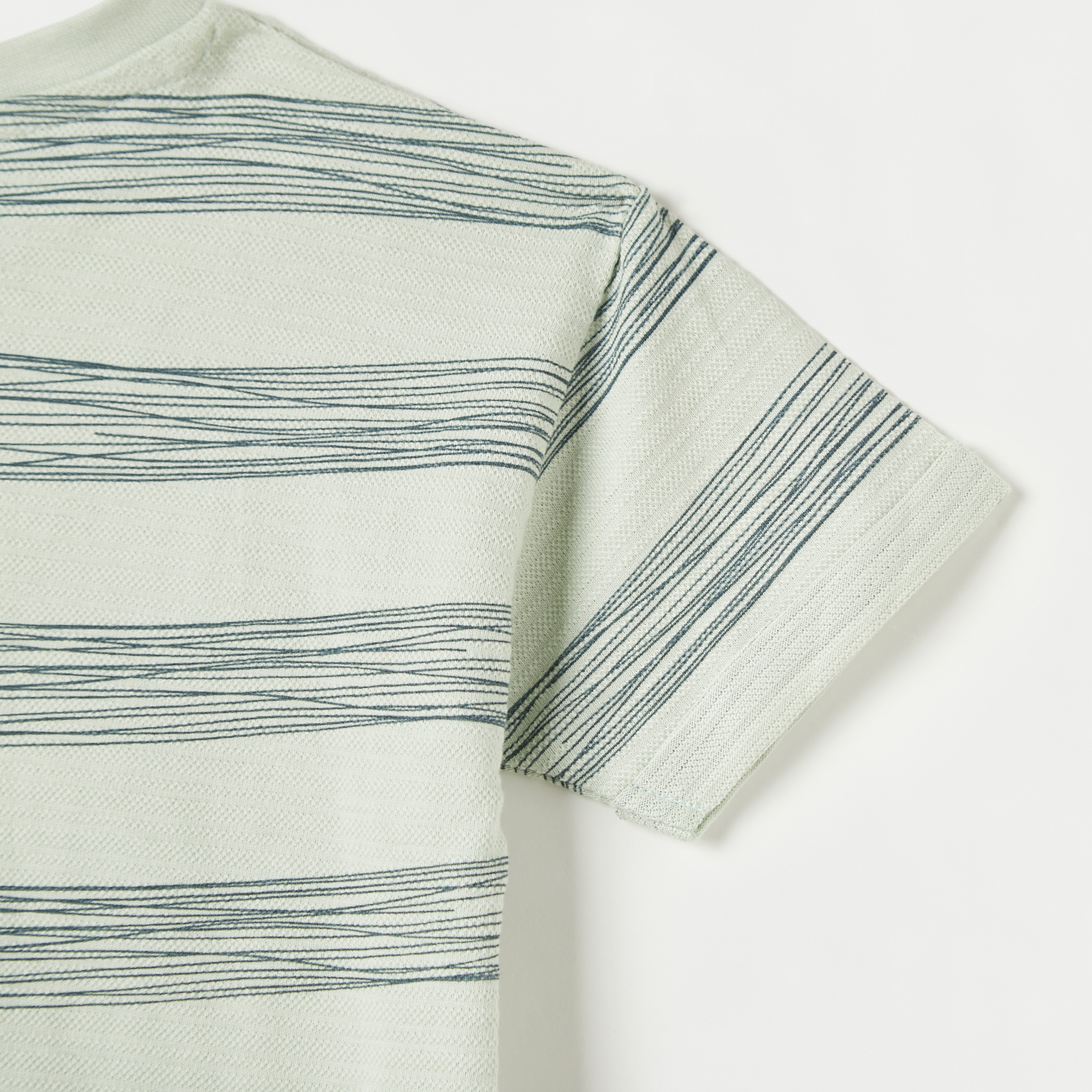 Giggles Striped T-shirt with Short Sleeves-baby-boys-clothing-tshirtsandpolos-image-3