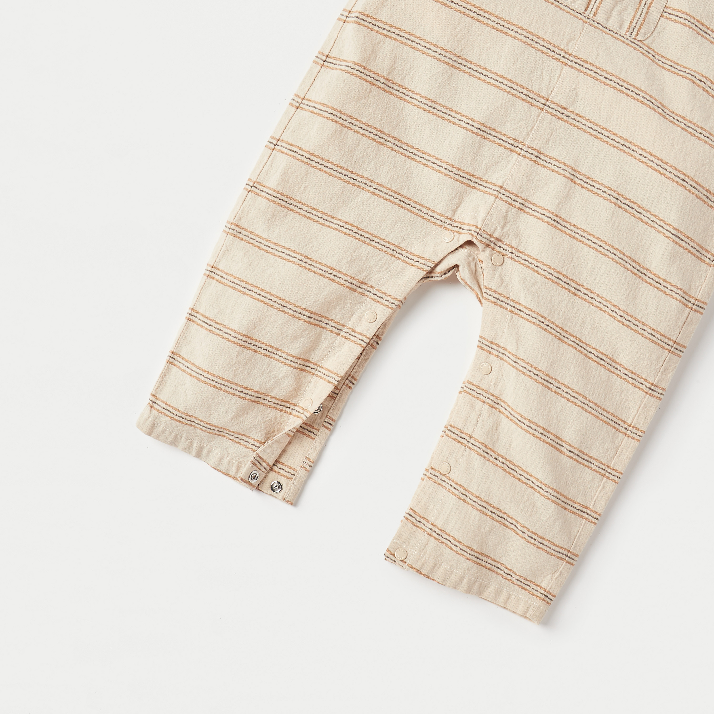 Giggles Solid Short Sleeves T-shirt and Striped Dungaree Set-baby-boys-clothing-setsandcoords-image-5