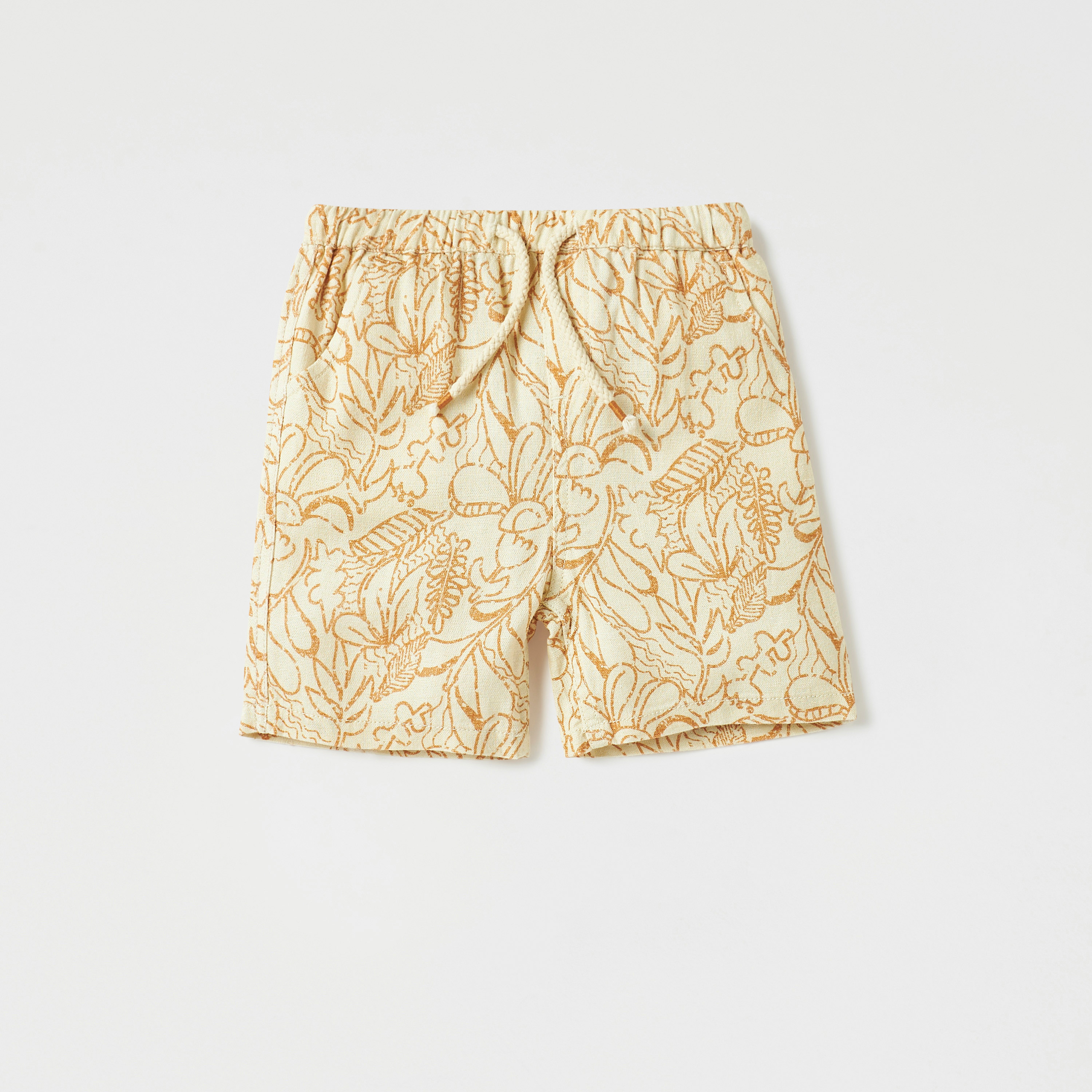Giggles All-Over Floral Print Shirt and Shorts Set-baby-boys-clothing-setsandcoords-image-3