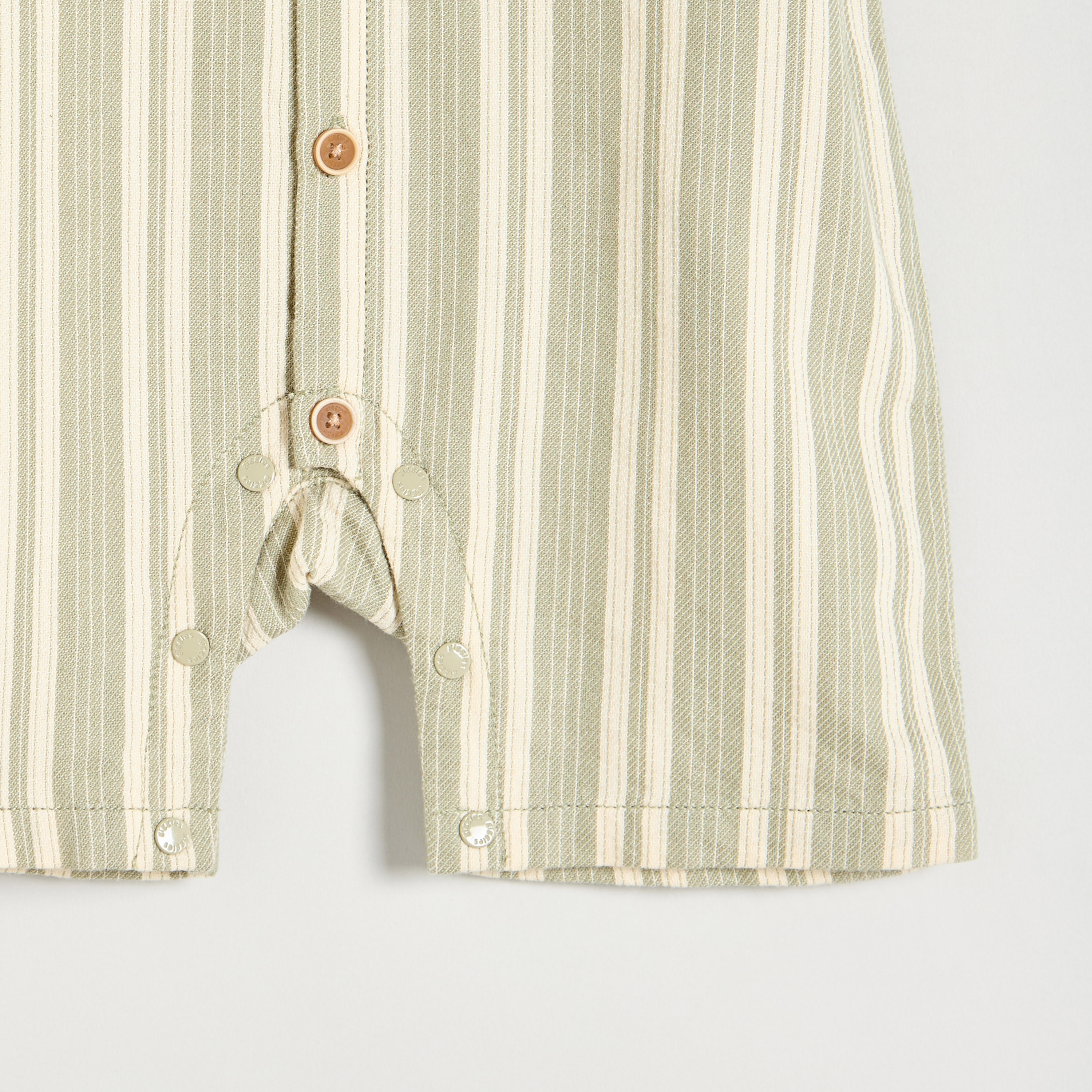 Giggles Striped Romper with Collar and Button Closure-baby-boys-clothing-rompers-image-4