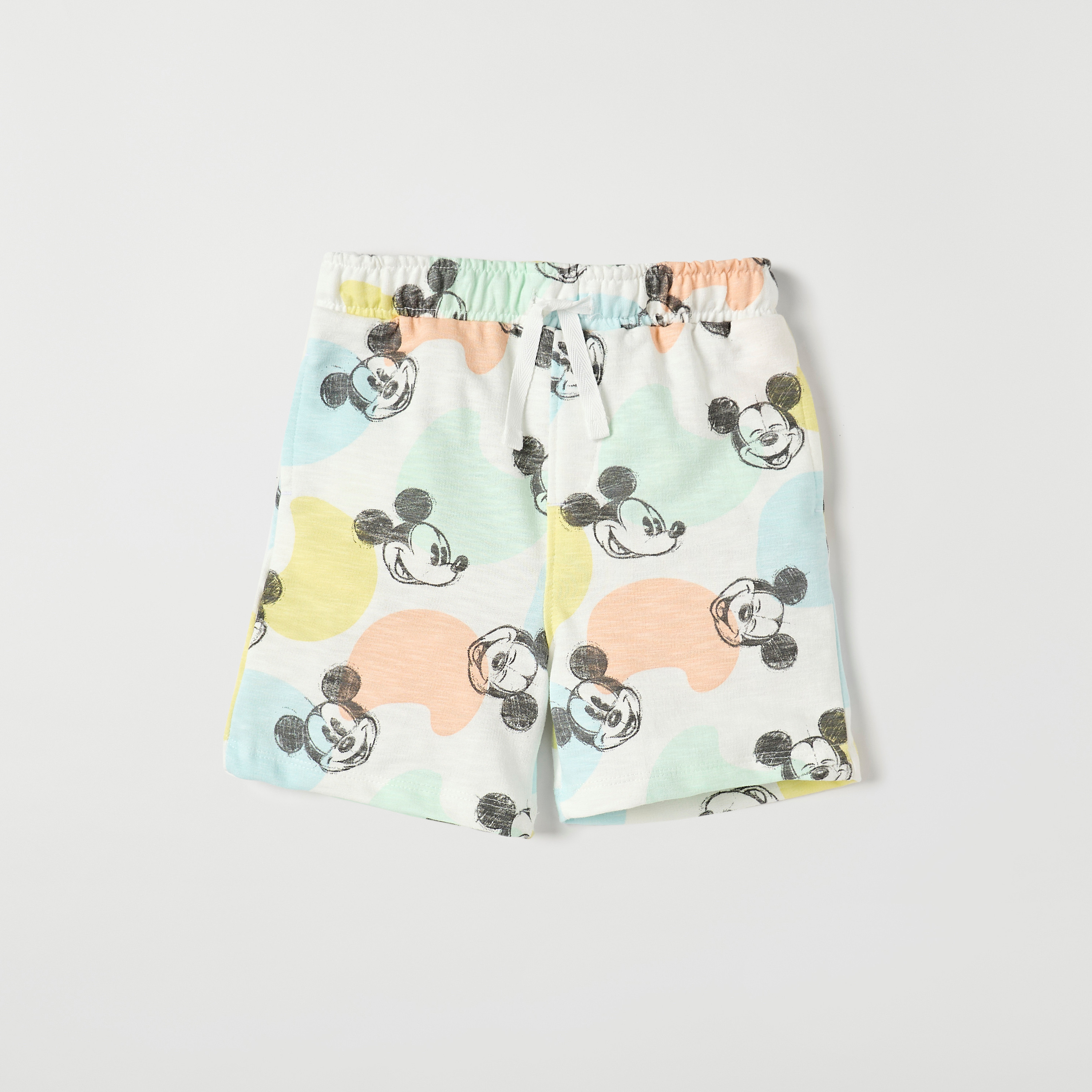 طقم تيشيرت بطبعات ميكي ماوس وشورت من ديزني-baby-boys-clothing-setsandcoords-image-3