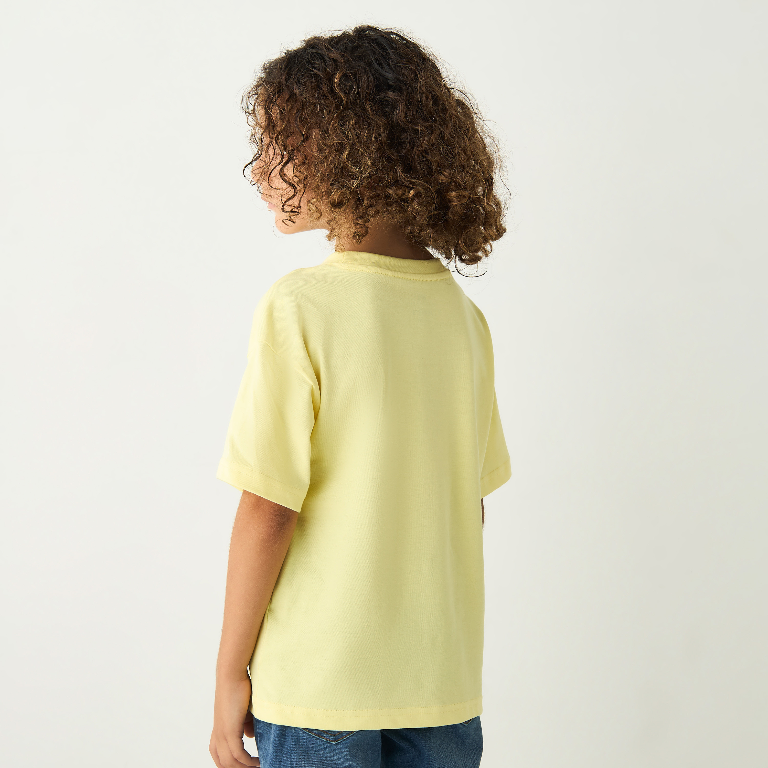 Juniors Printed T-shirt with Short Sleeves - Set of 2-baby-boys-clothing-multipacks-image-5