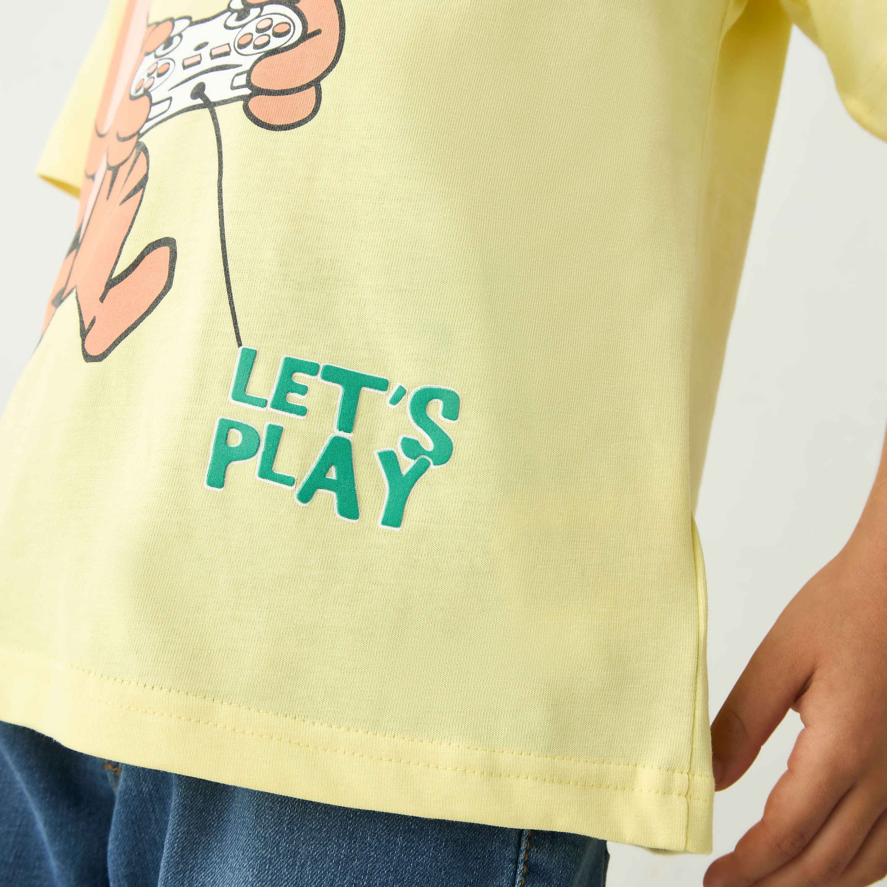 Juniors Printed T-shirt with Short Sleeves - Set of 2-baby-boys-clothing-multipacks-image-6