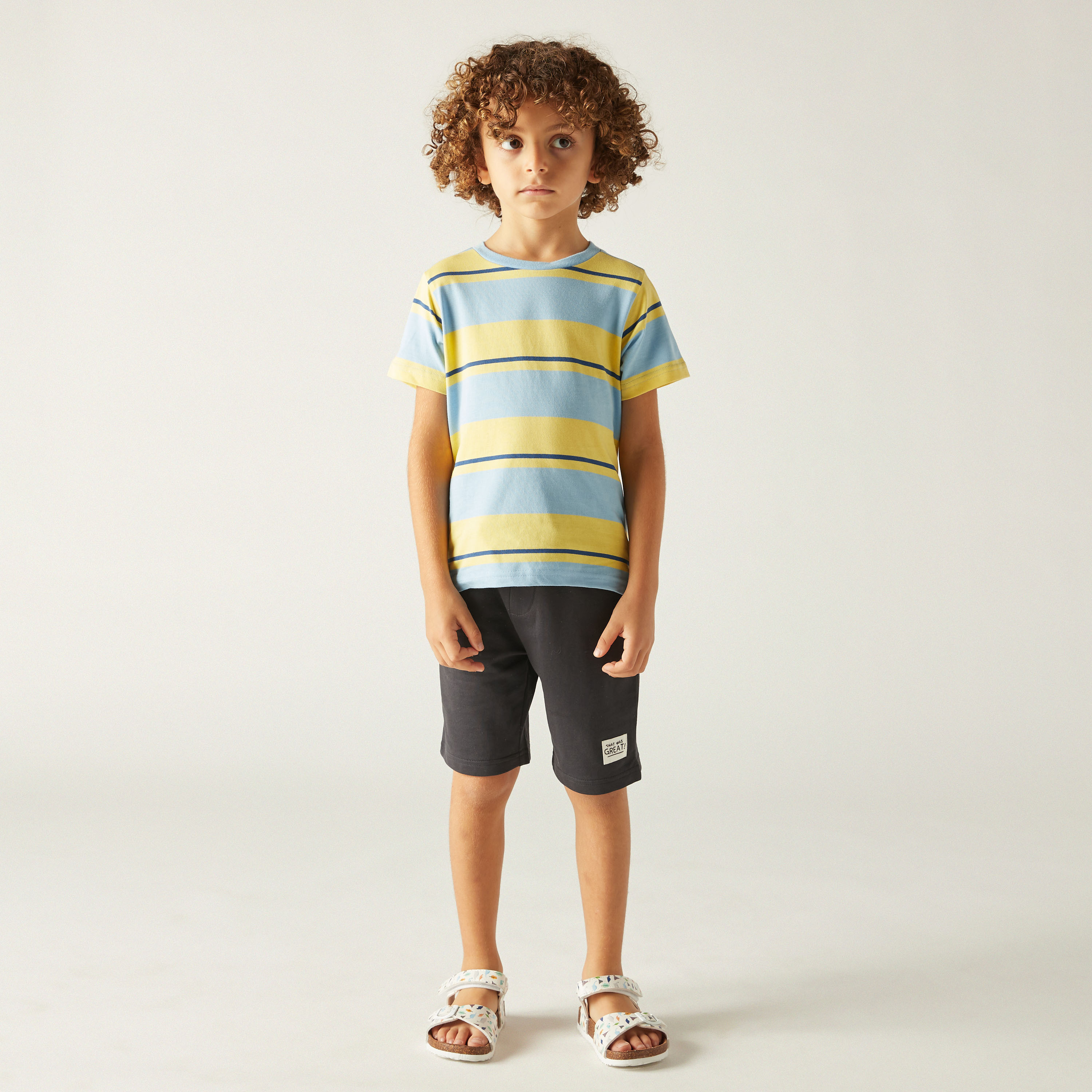 شورت سادة بجيوب ورباط إغلاق من جونيورز-baby-boys-clothing-bottoms-shorts-image-2