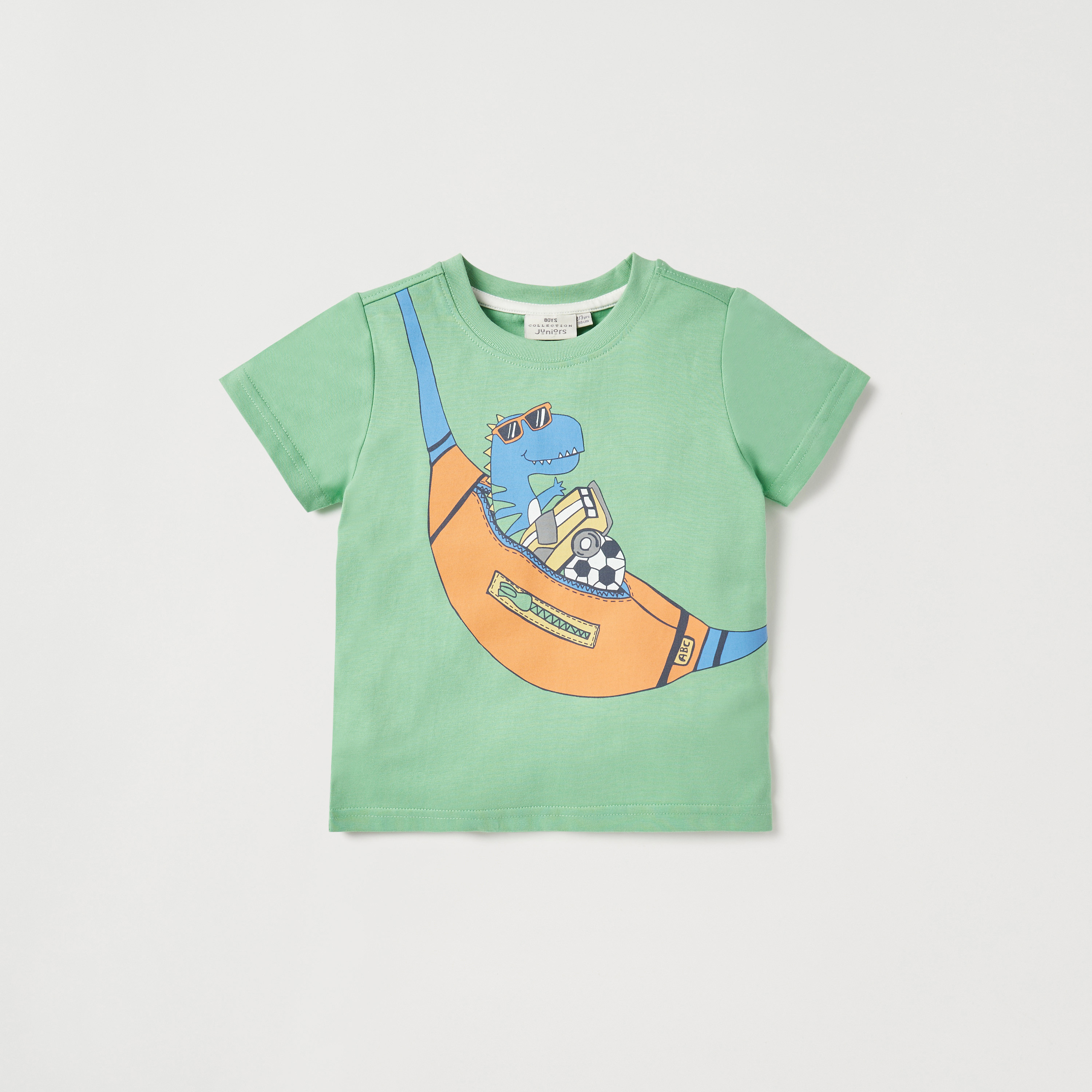Juniors 3-Piece Dinosaur Print T-shirts and Shorts Set-boys-clothing-setsandcoords-image-3