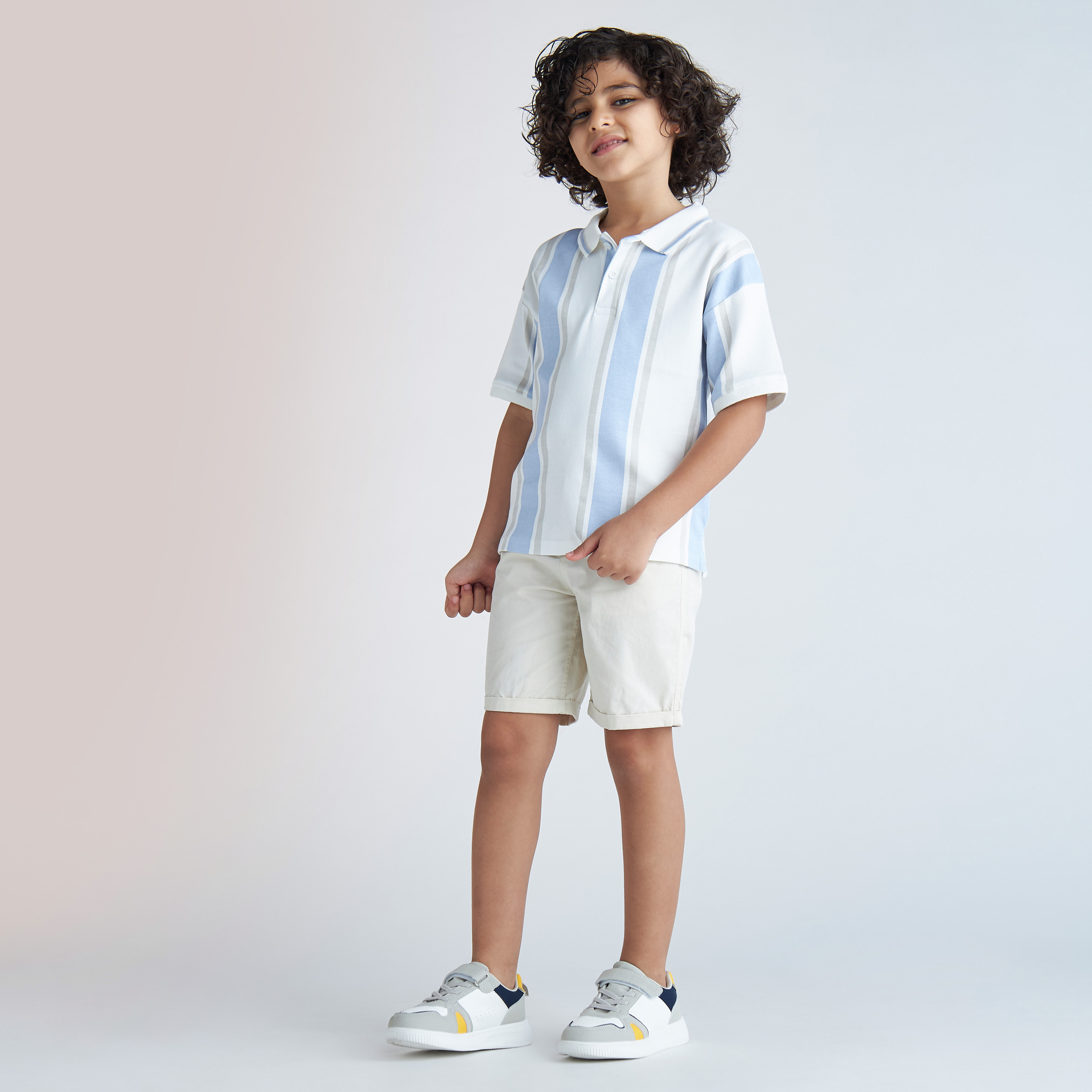 شورت سادة بجيوب وزر إغلاق من جونيورز-baby-boys-clothing-bottoms-shorts-image-2