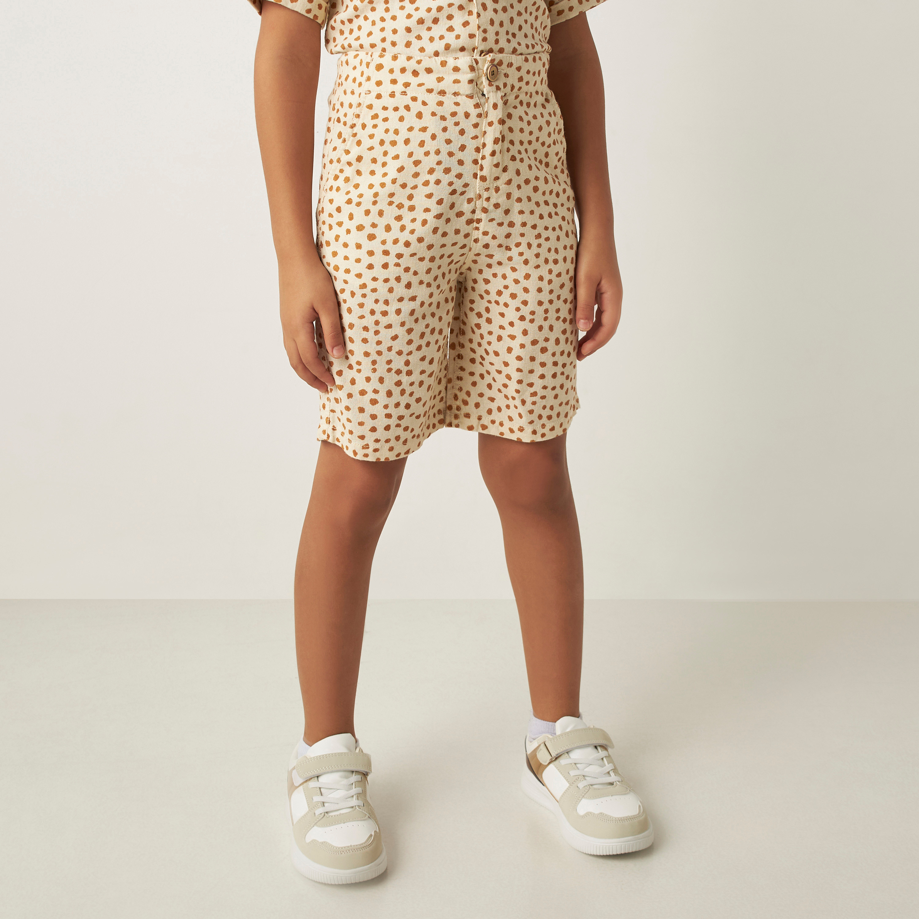 Eligo All-Over Print Cotton Shirt and Shorts Set-boys-clothing-setsandcoords-image-3