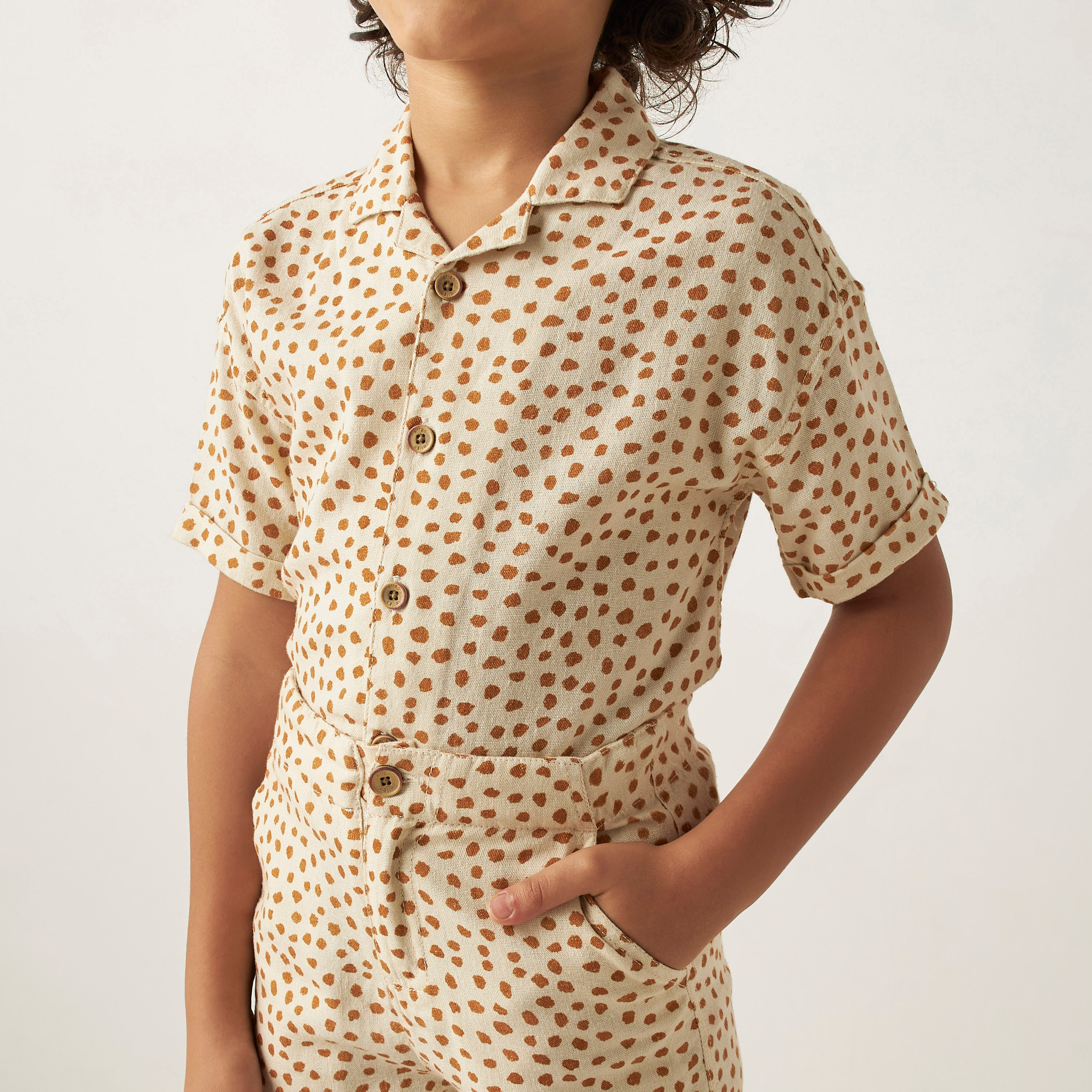 Eligo All-Over Print Cotton Shirt and Shorts Set-boys-clothing-setsandcoords-image-4