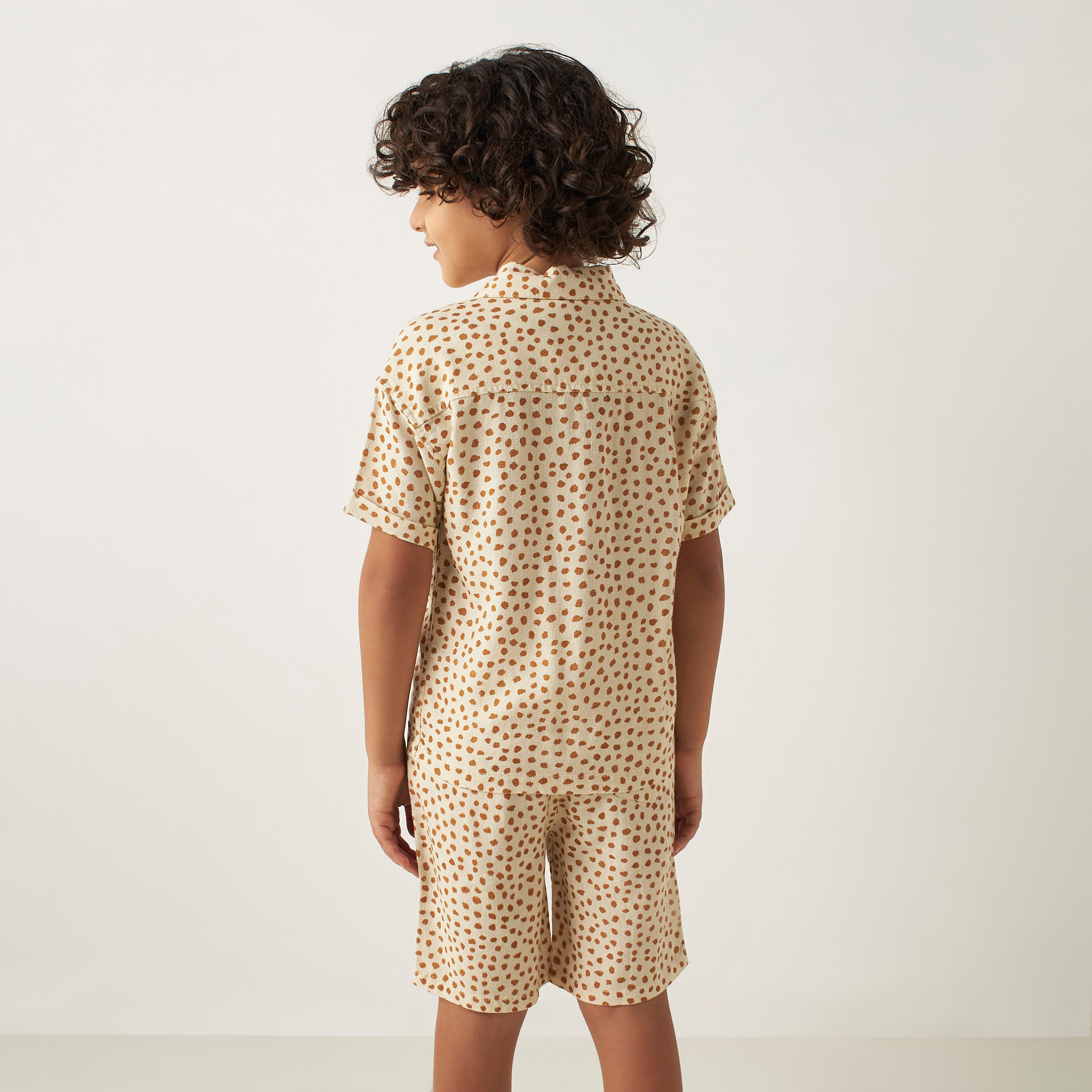 Eligo All-Over Print Cotton Shirt and Shorts Set-boys-clothing-setsandcoords-image-5
