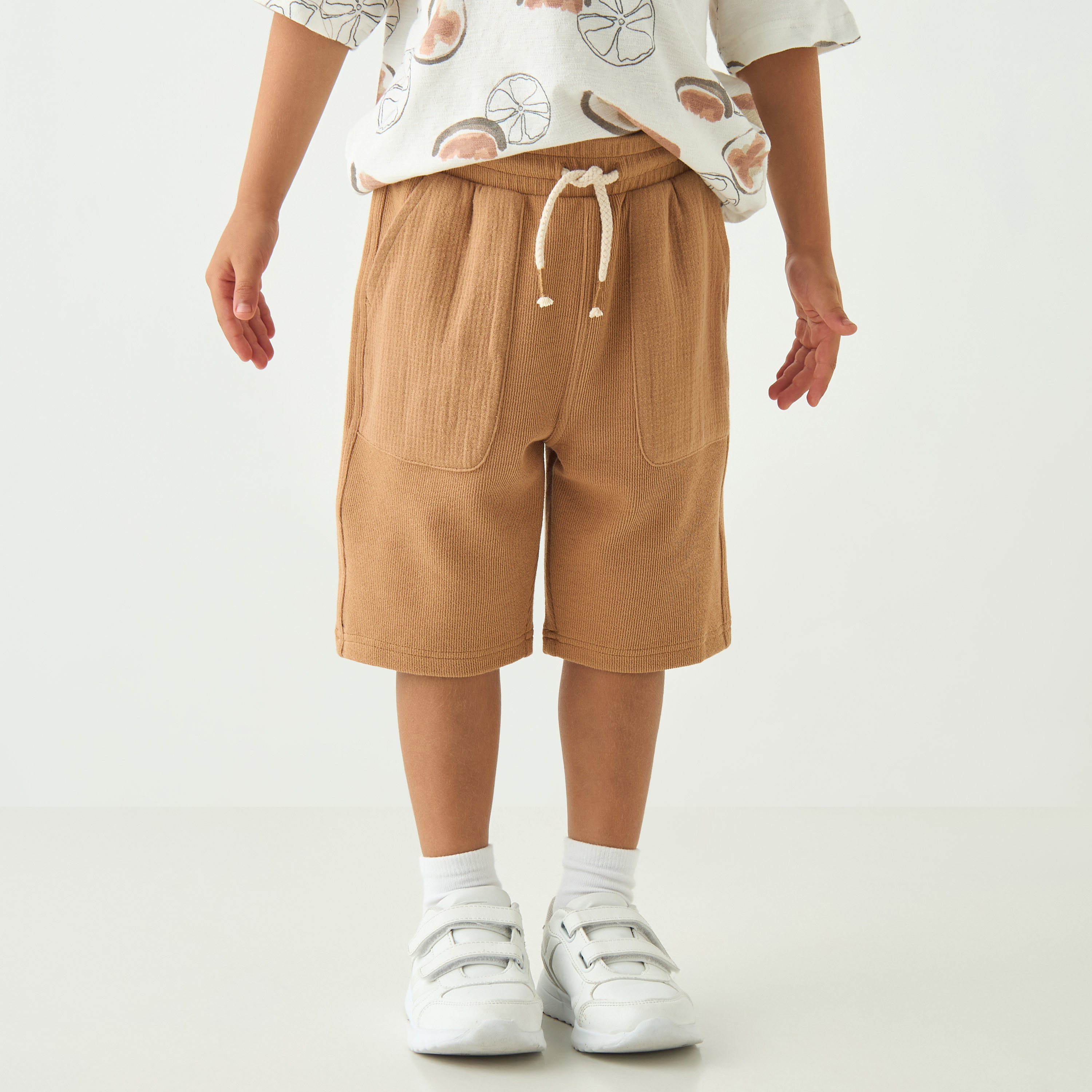 Eligo All-Over Watermelon Print T-shirt and Elasticated Shorts Set-boys-clothing-setsandcoords-image-3