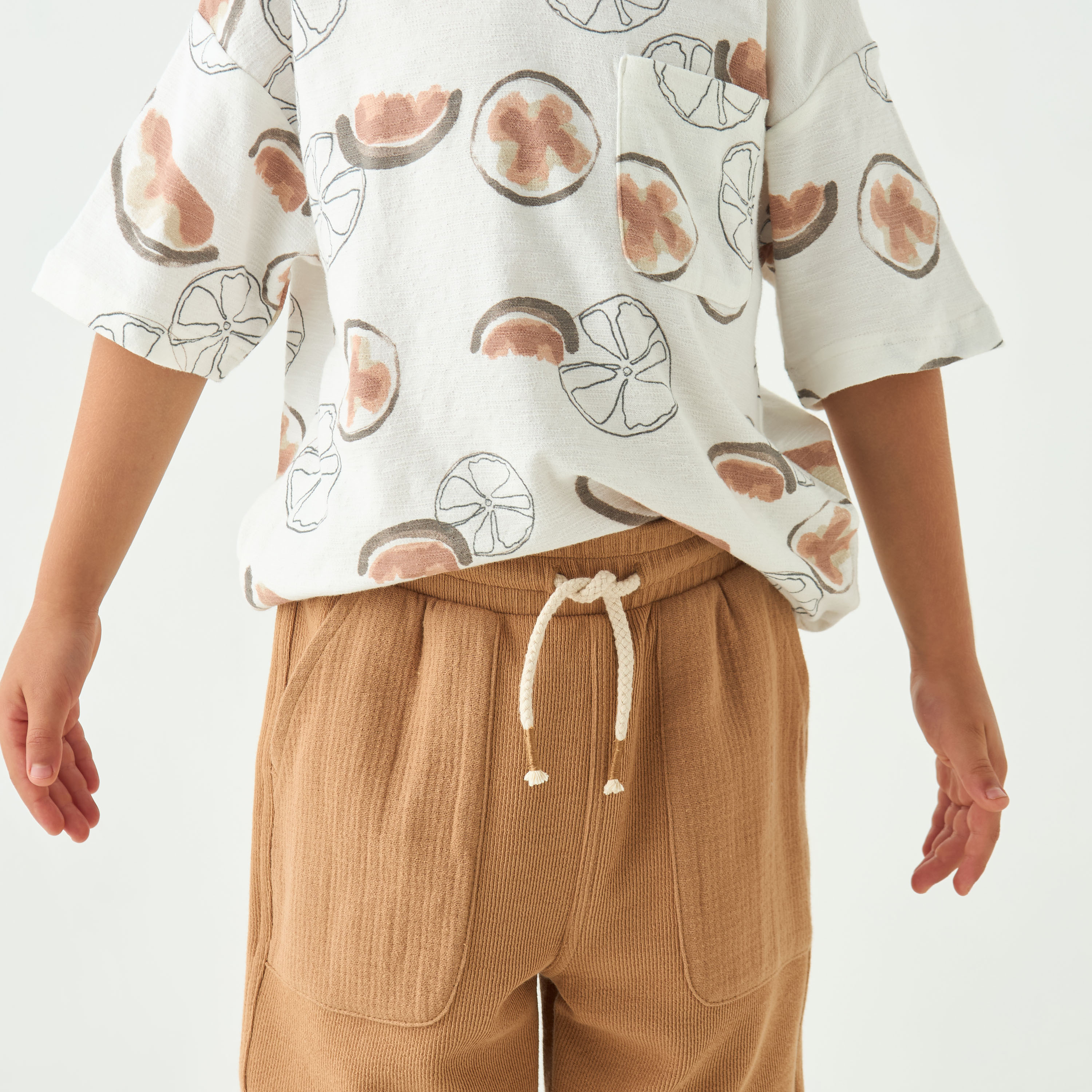 Eligo All-Over Watermelon Print T-shirt and Elasticated Shorts Set-boys-clothing-setsandcoords-image-5