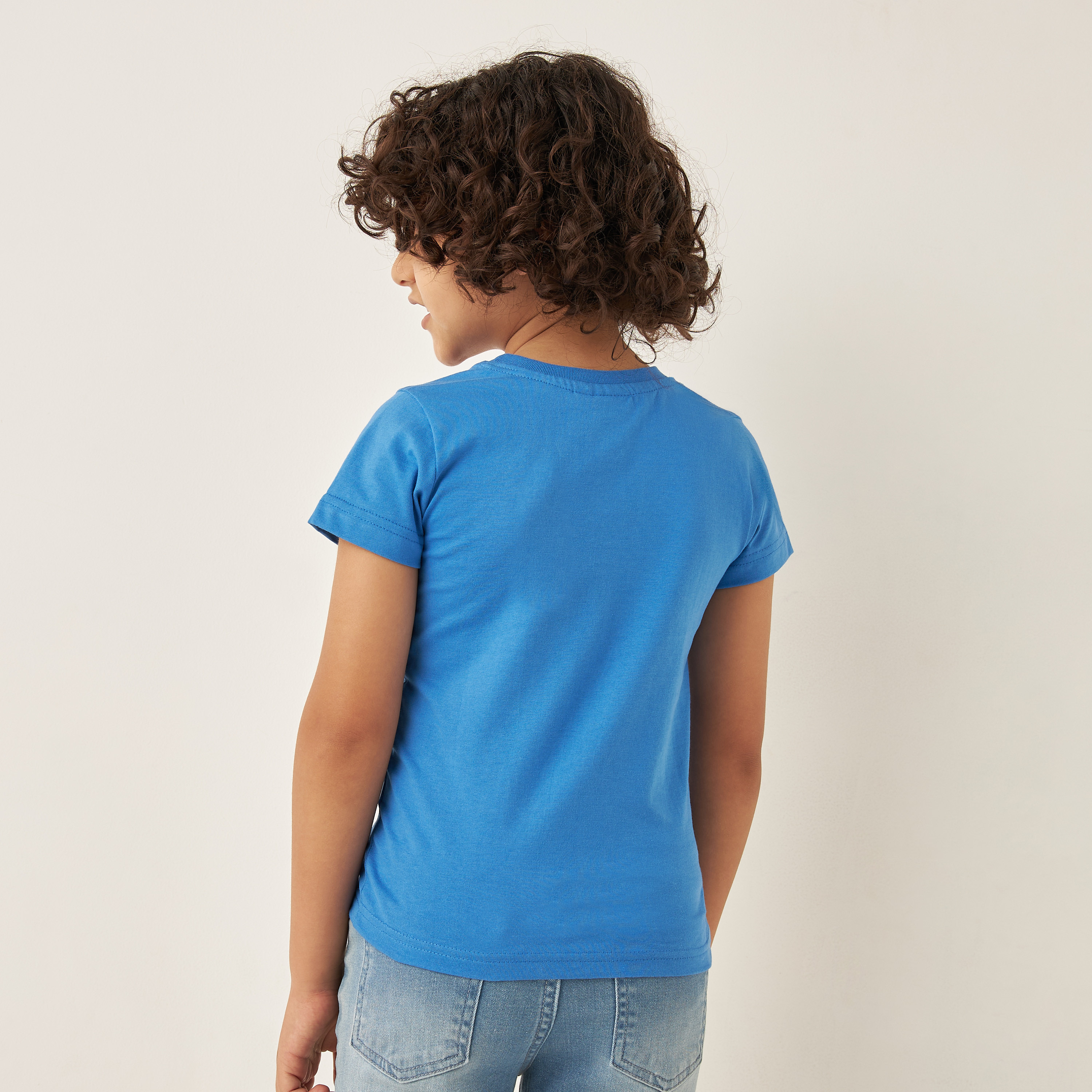 SEGA Sonic the Hedgehog Print T-shirt with Short Sleeves and Crew Neck-boys-clothing-tshirtsandpolos-image-3
