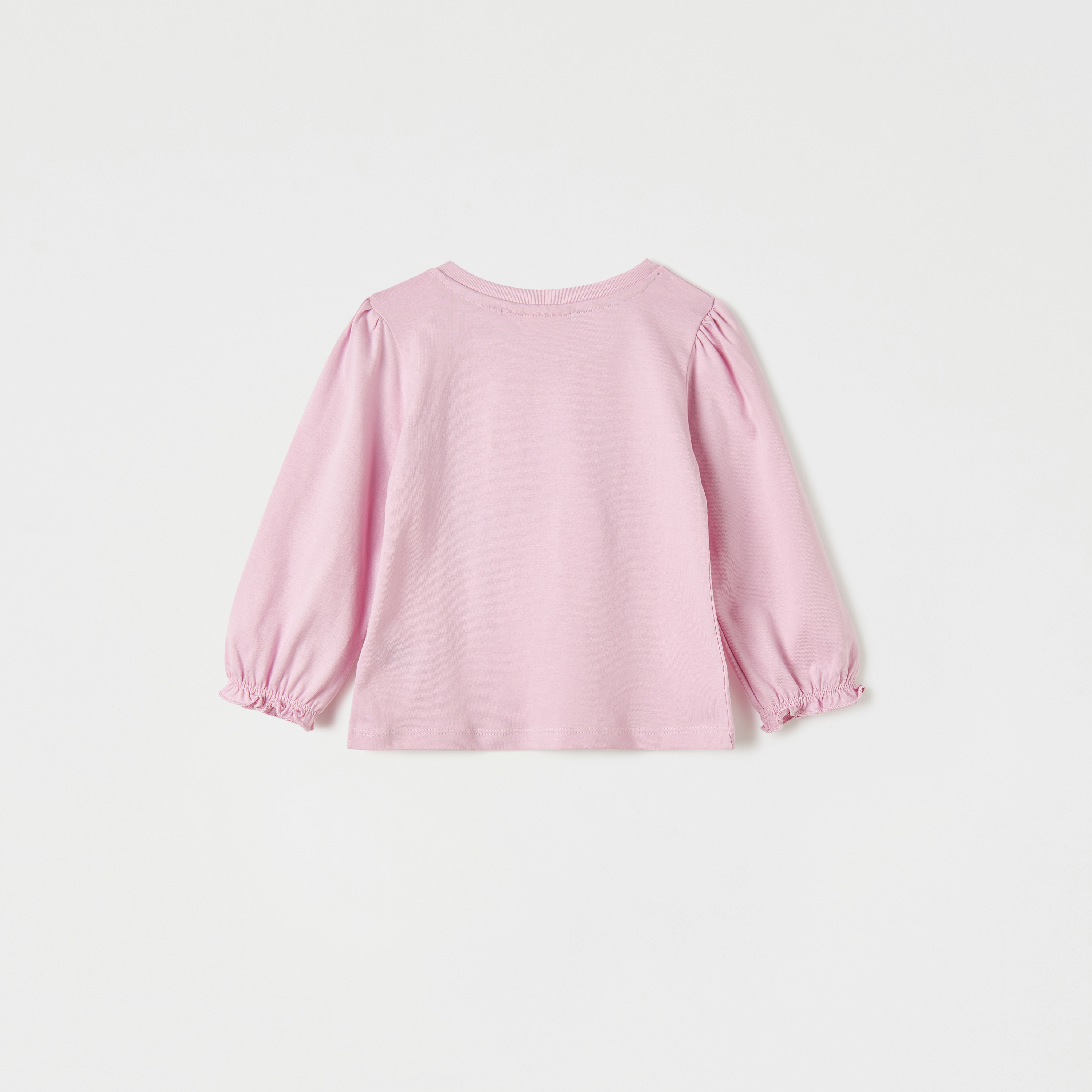 Juniors Unicorn Print T-shirt with Long Sleeves-baby-girls-clothing-tshirts-image-4