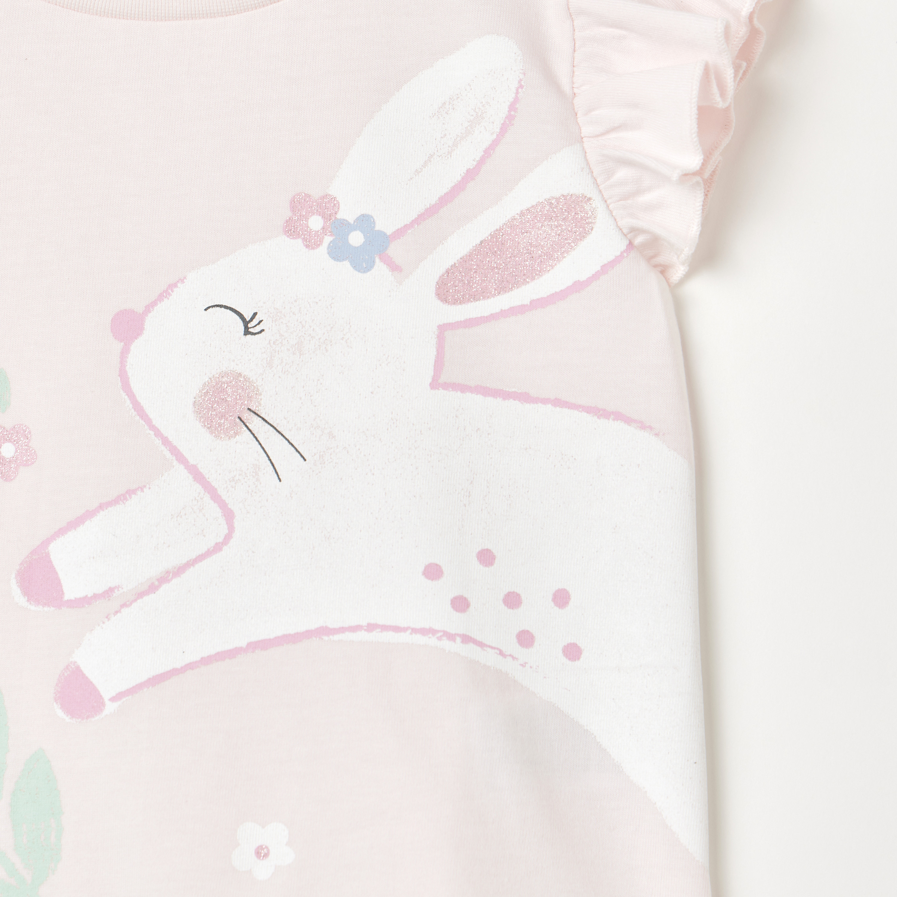 تيشيرت بكشكش وطبعات أرنب من جونيورز-baby-girls-clothing-tshirts-image-3