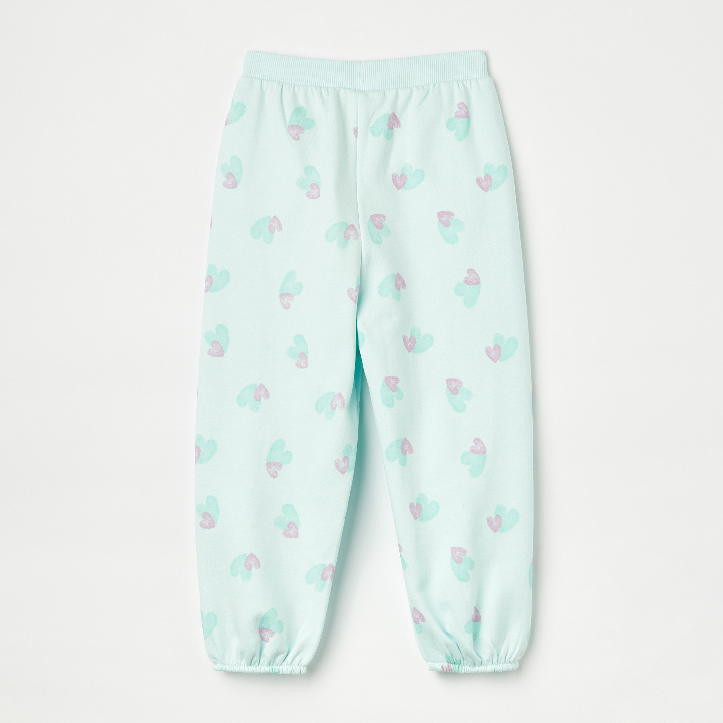 Juniors All-Over Heart Print Joggers with Pockets-baby-girls-clothing-bottoms-joggersandtrackpants-image-4