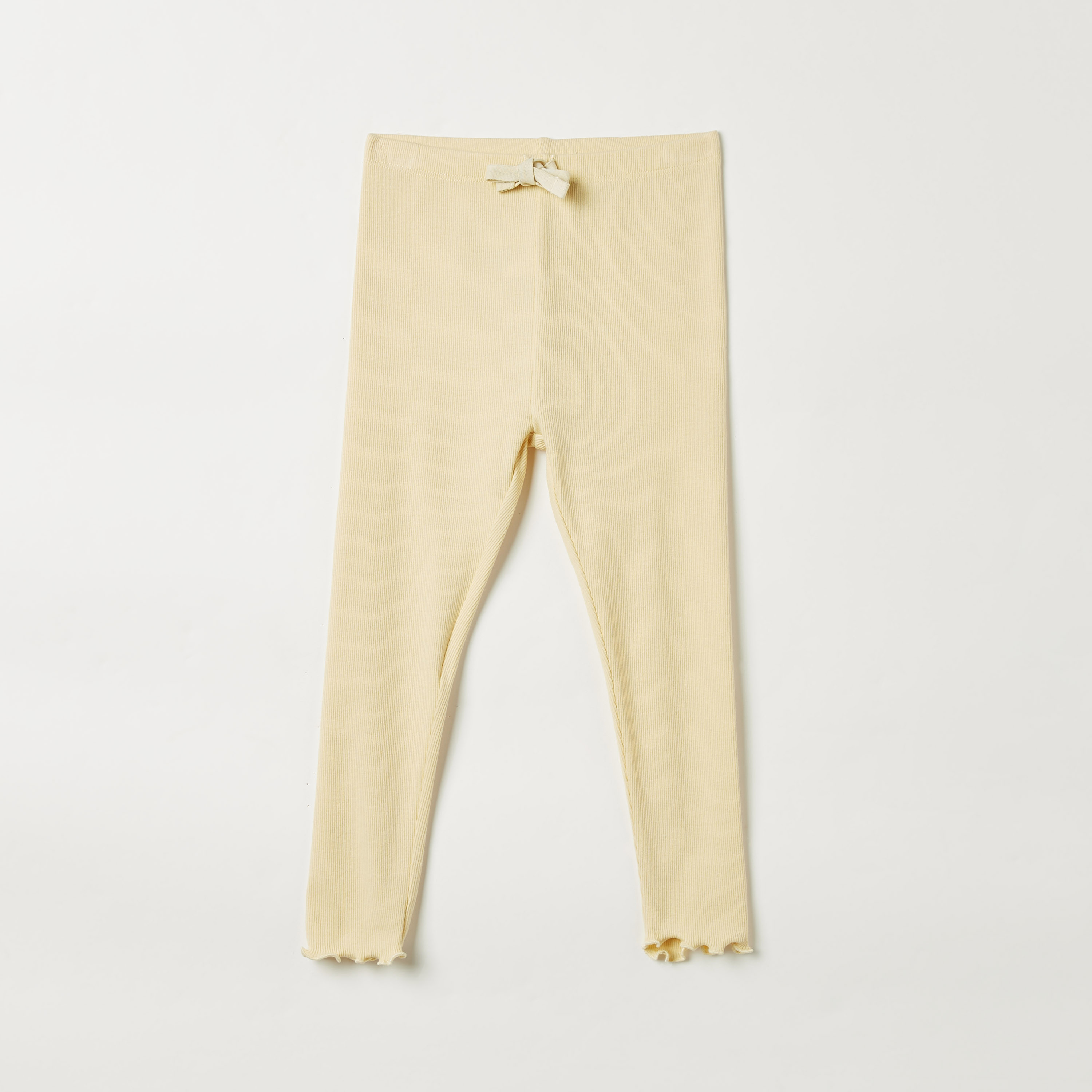 Juniors Ribbed Leggings with Bow Detail-baby-girls-clothing-bottoms-leggings-image-1