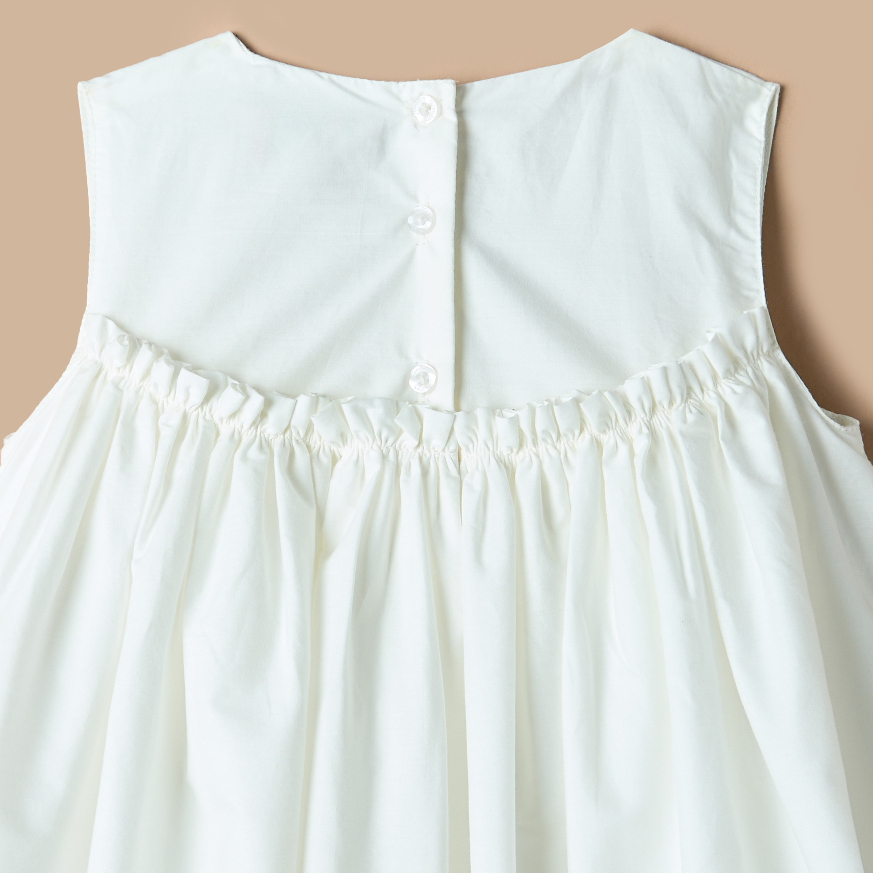 فستان إيه لاين بلا أكمام بزينة فيونكة وزر إغلاق من جونيورز-baby-girls-clothing-dressesandjumpsuits-image-5