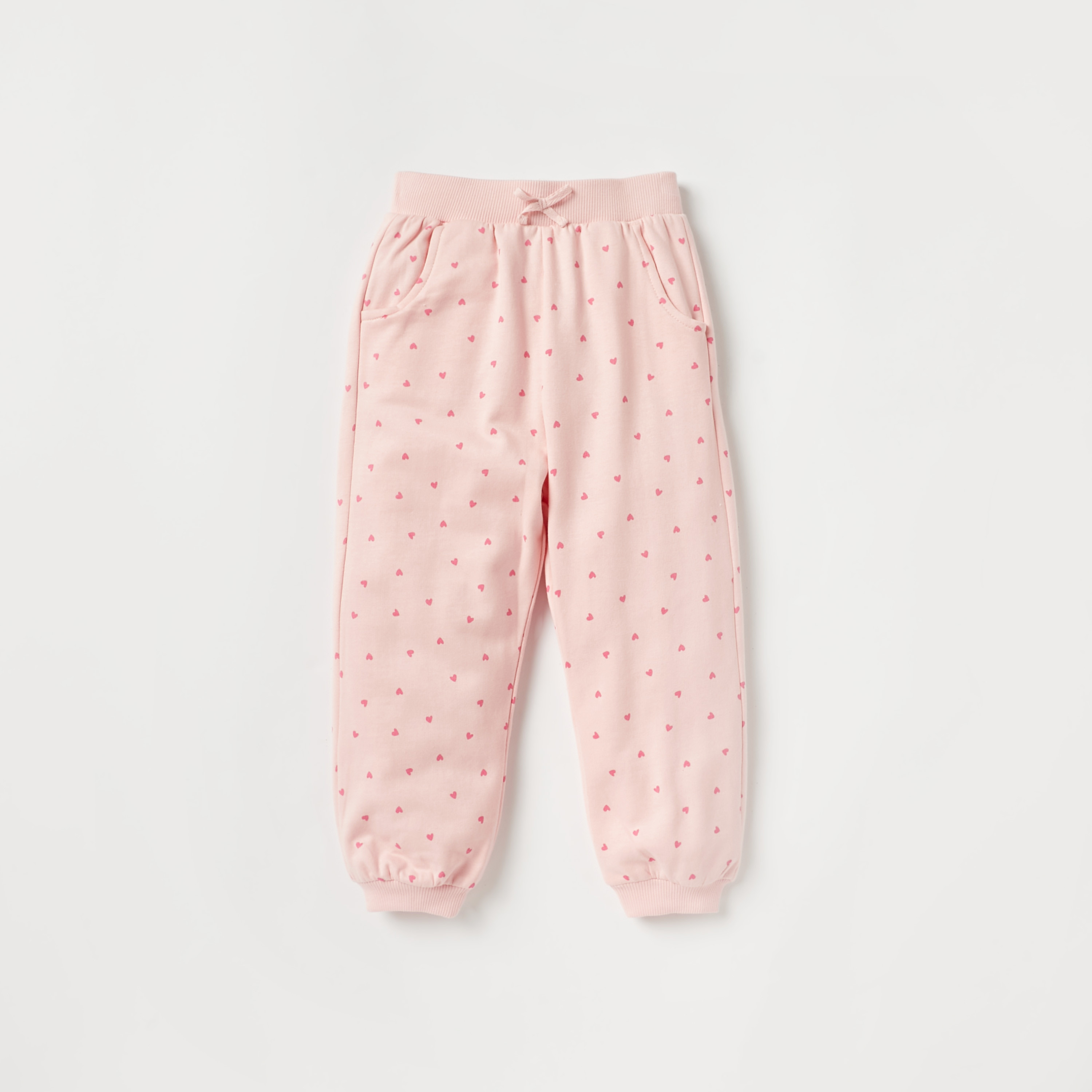 Juniors All-Over Heart Print Sweatshirt and Joggers Set-baby-girls-clothing-setsandcoords-image-3