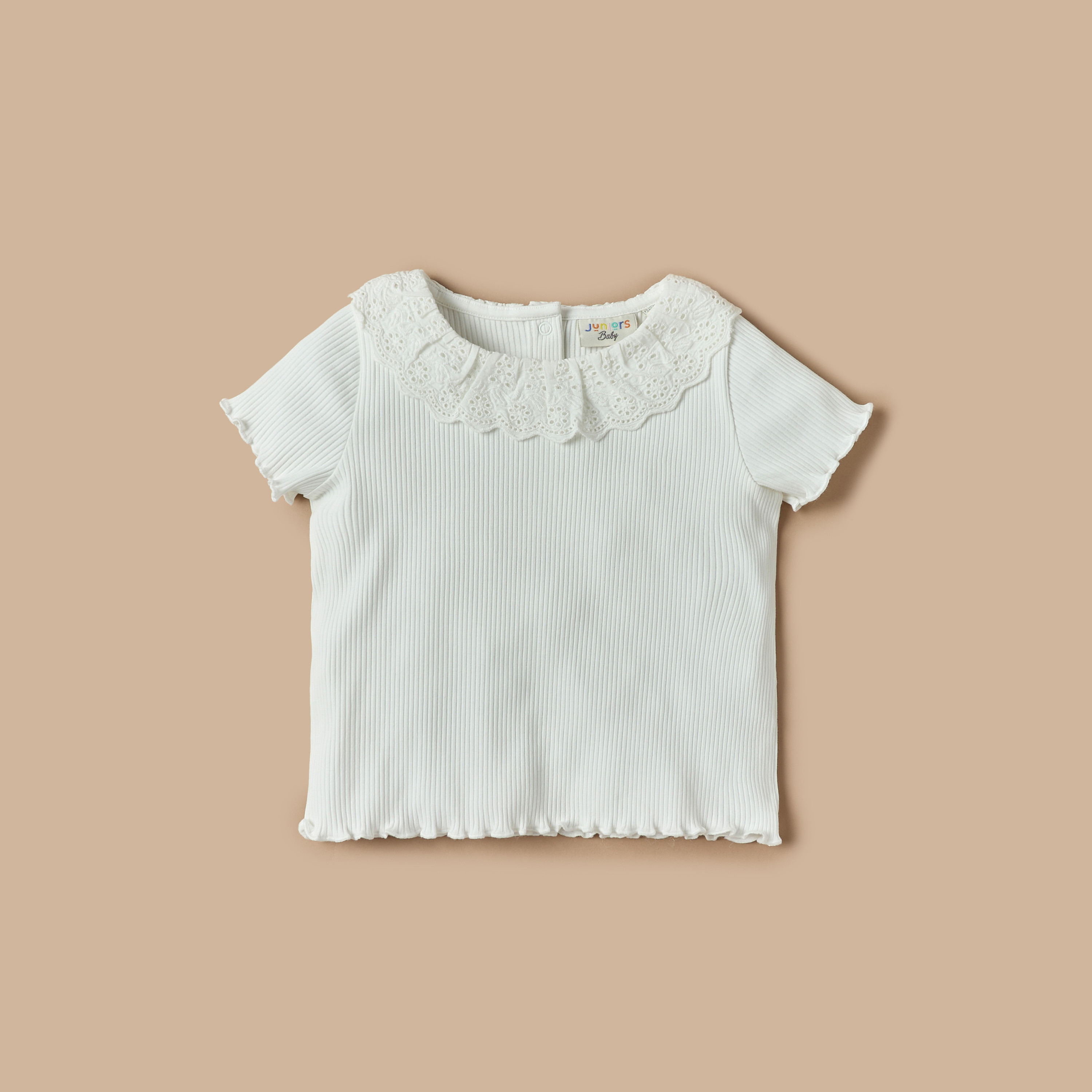 طقم شورت وبلوزة مضلعة من جونيورز-baby-girls-clothing-setsandcoords-image-2