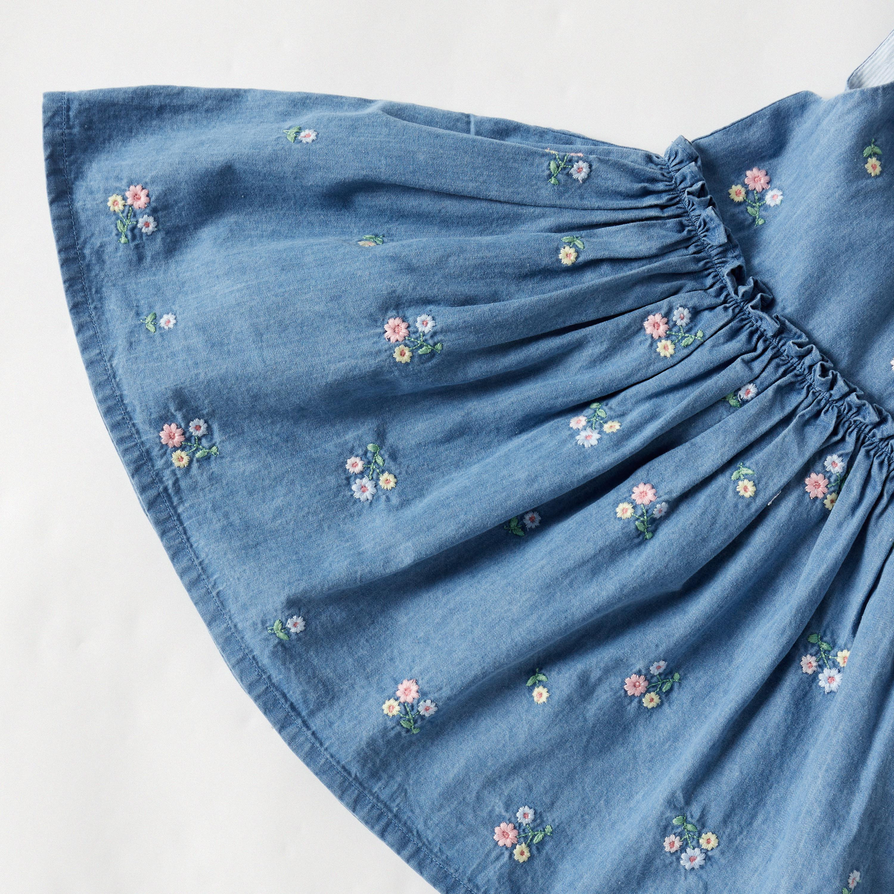 Juniors Floral Print Sleeveless A-line Dress with Bow Detail Headband-baby-girls-clothing-dressesandjumpsuits-image-5