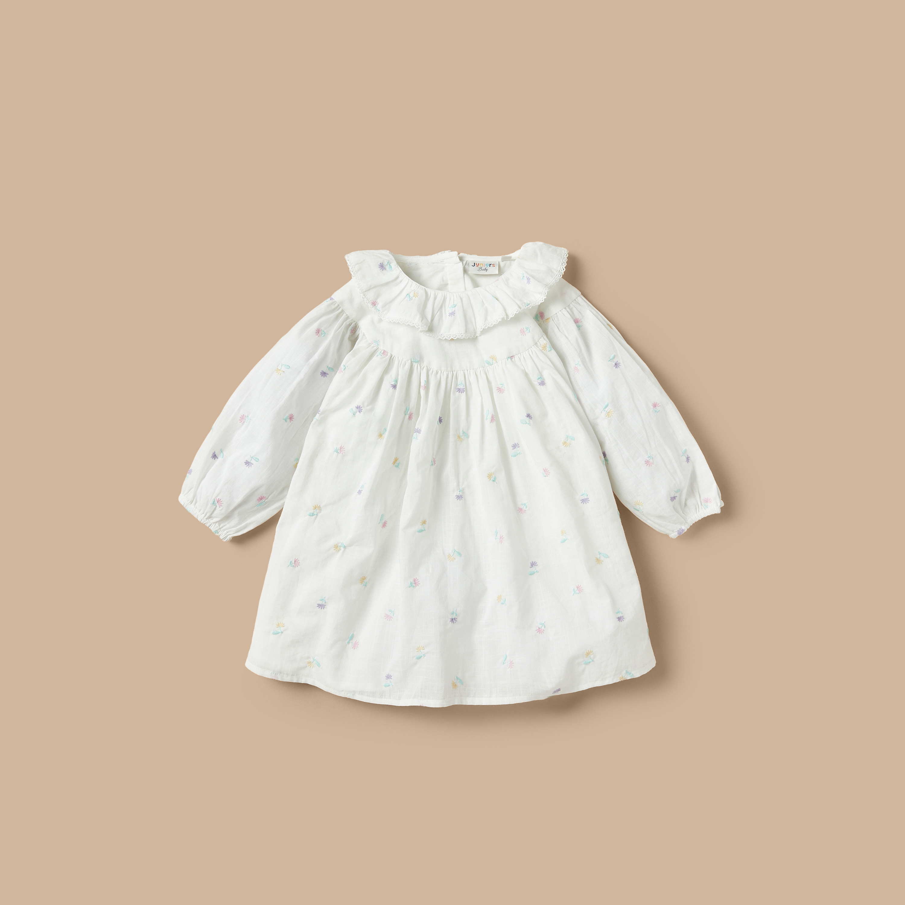 Juniors All-Over Floral Embroidered Dress with Headband-baby-girls-clothing-dressesandjumpsuits-image-2
