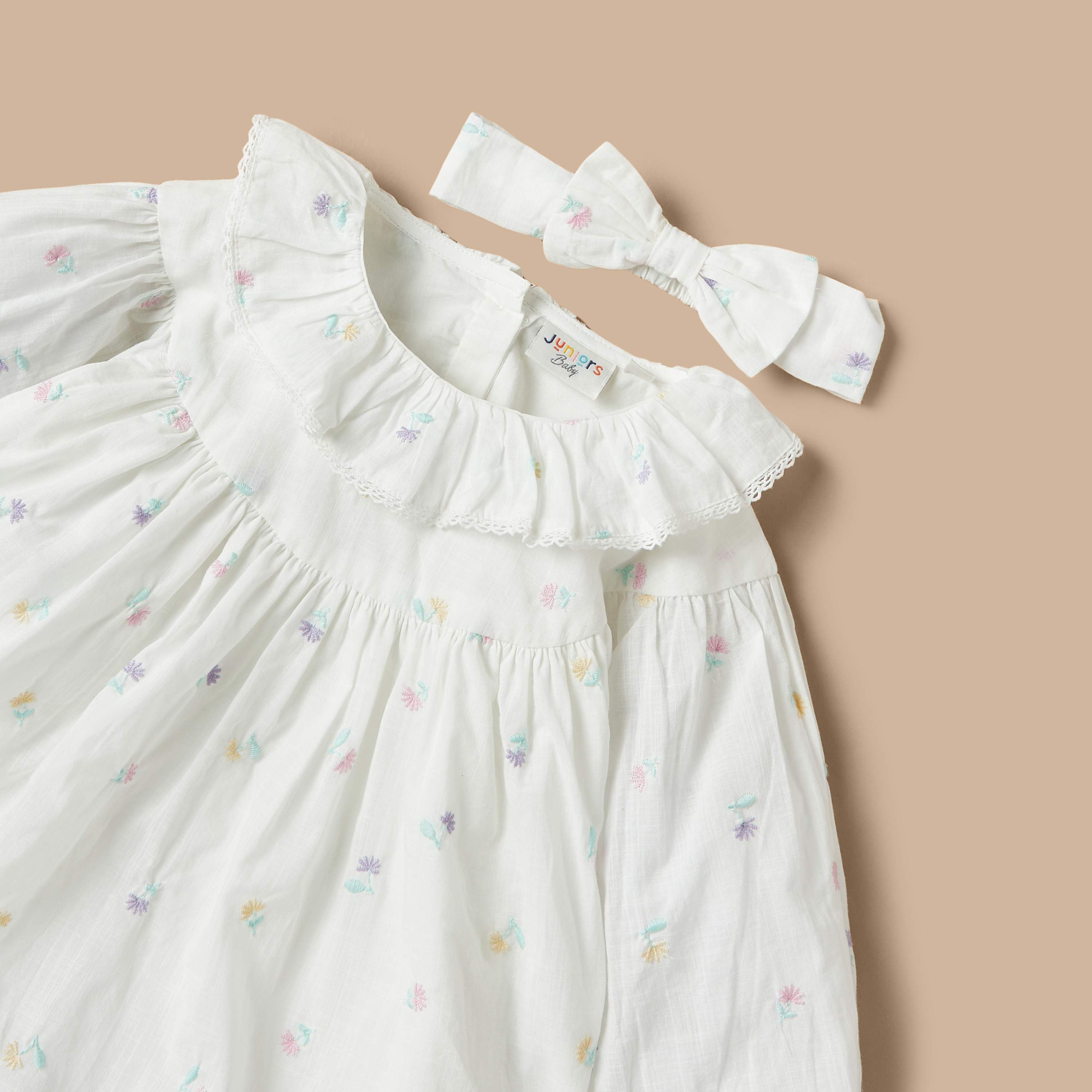 Juniors All-Over Floral Embroidered Dress with Headband-baby-girls-clothing-dressesandjumpsuits-image-4