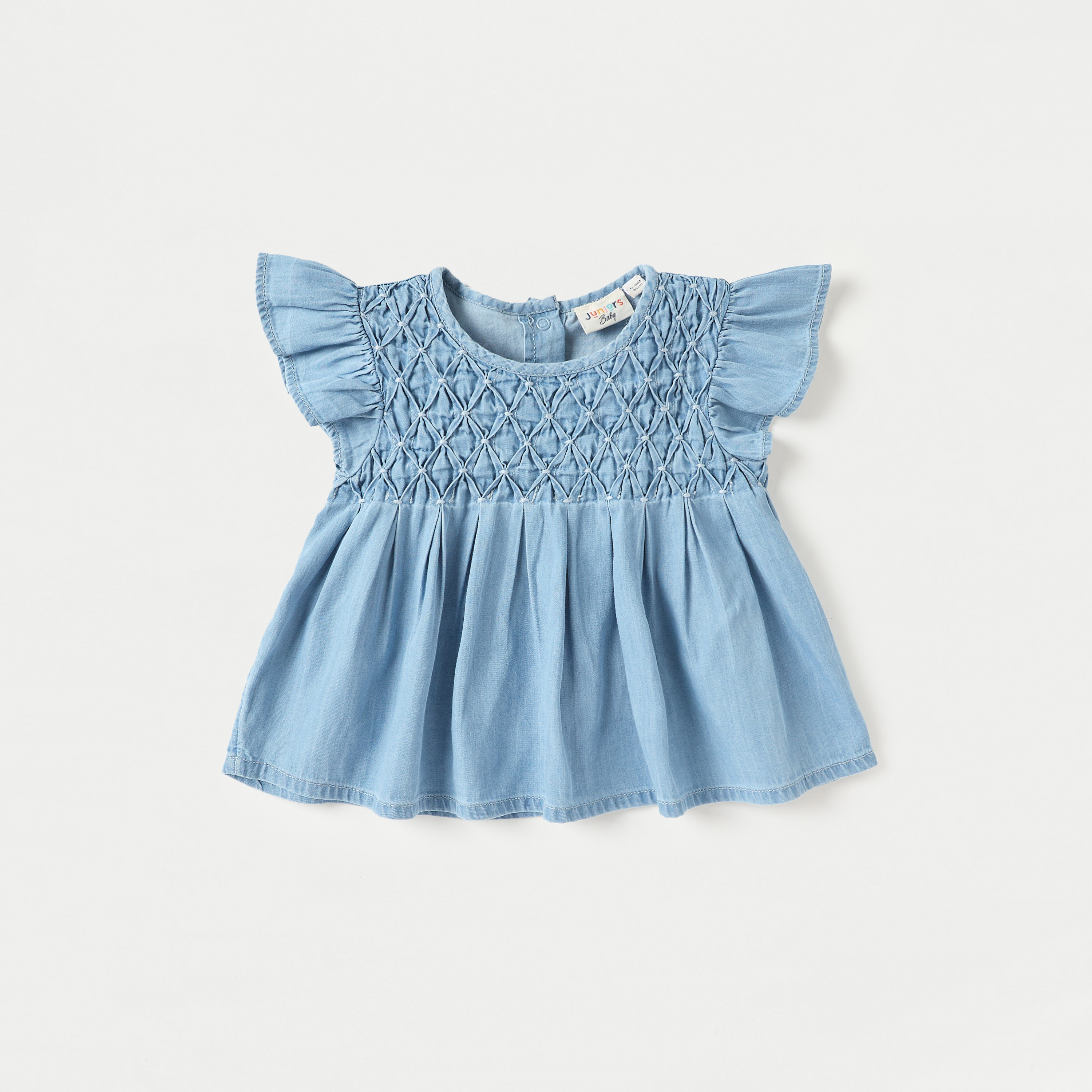 Juniors Solid Top with Shorts and Headband Set-baby-girls-clothing-setsandcoords-image-2